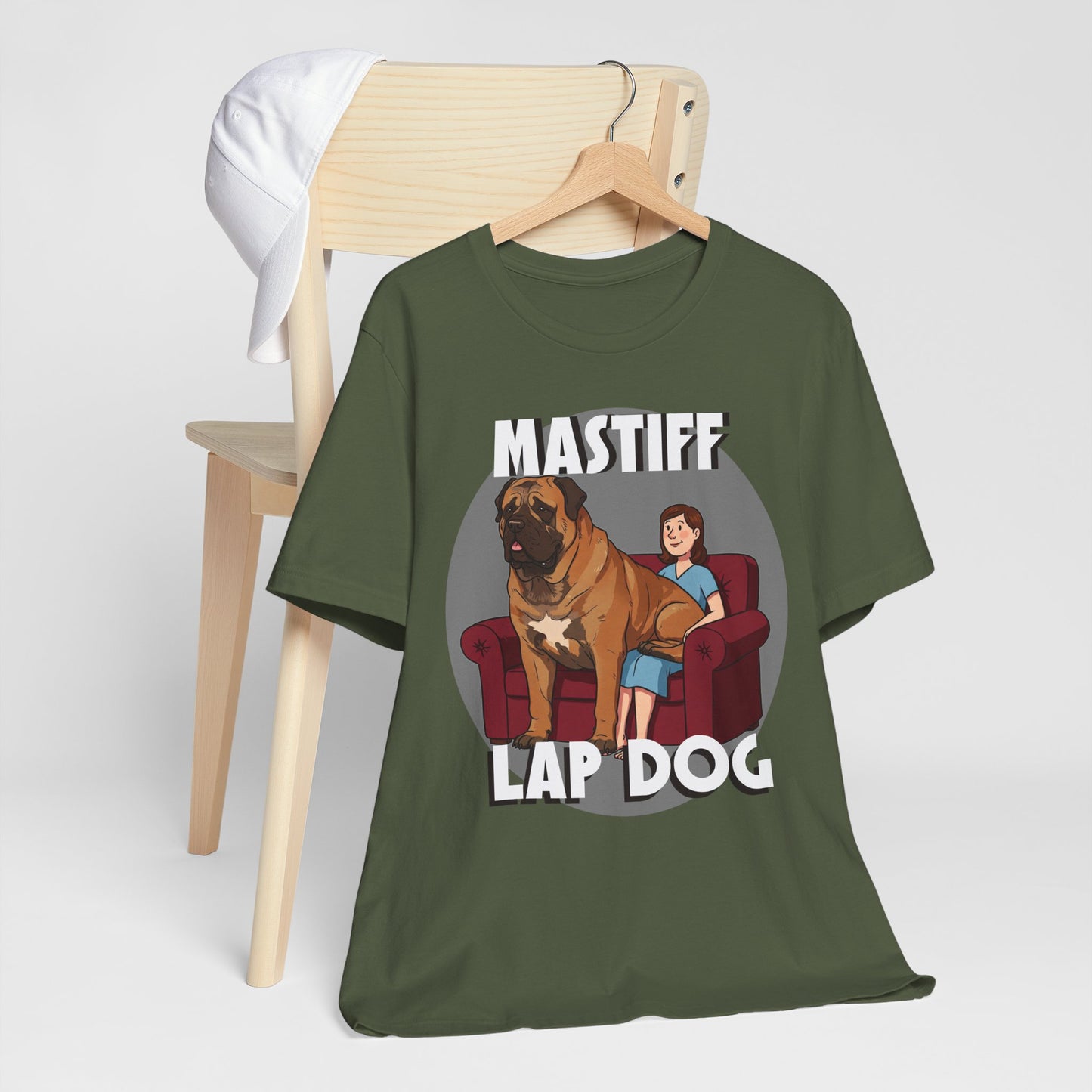 Mastiff Lap Dog T-Shirt – Hilarious and Comfy Tee for Dog Lovers - Schmartypants