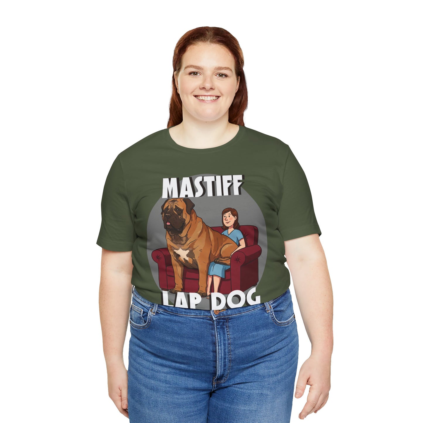 Mastiff Lap Dog T-Shirt – Hilarious and Comfy Tee for Dog Lovers - Schmartypants