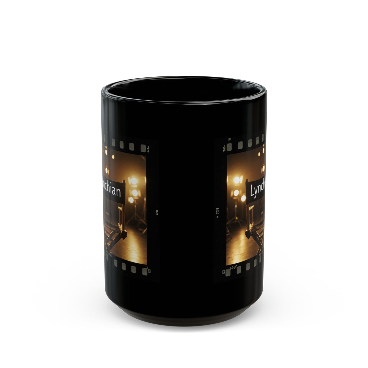 'Lynchian' Cinema Black Mug - 11oz & 15oz | Perfect Gift for Movie Lovers and Film Students, David Lynch Fans - Schmartypants