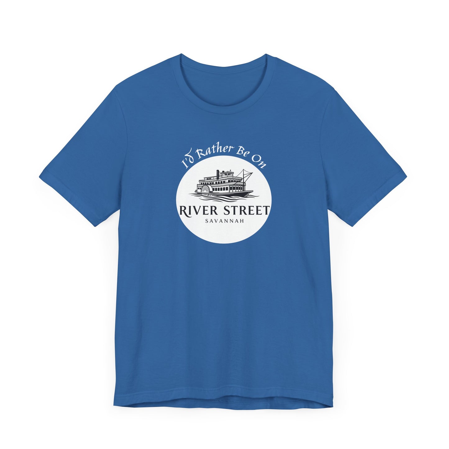 Savannah River Street Tee - I'd Rather Be On River Street, Casual T-Shirt, Travel Lover Gift, Summer Wear, Vacation Apparel, Unique Souvenir