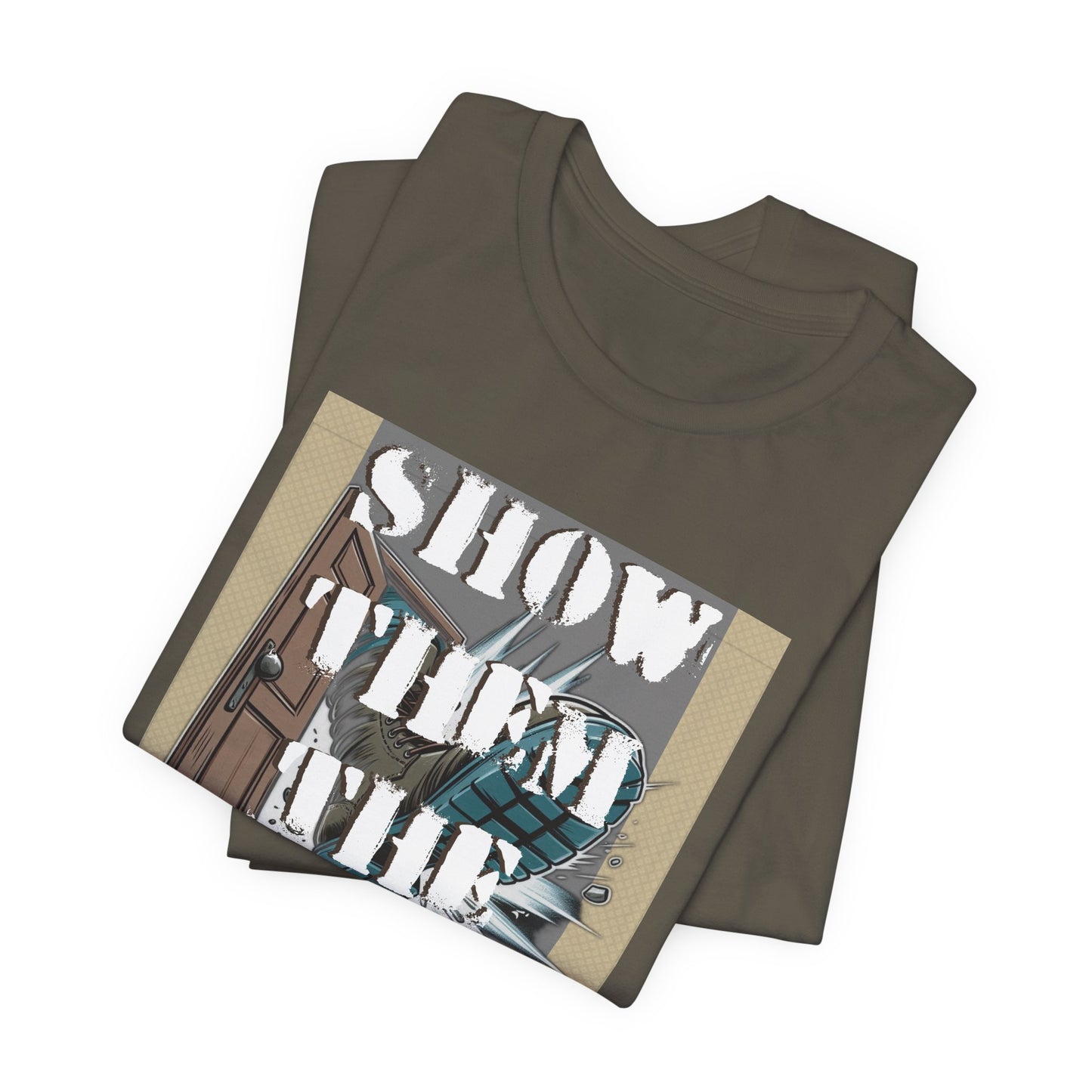 Activist Unisex Graphic Tee - 'Show Them the Door' Political Protest Shirt - Gift for Progressives