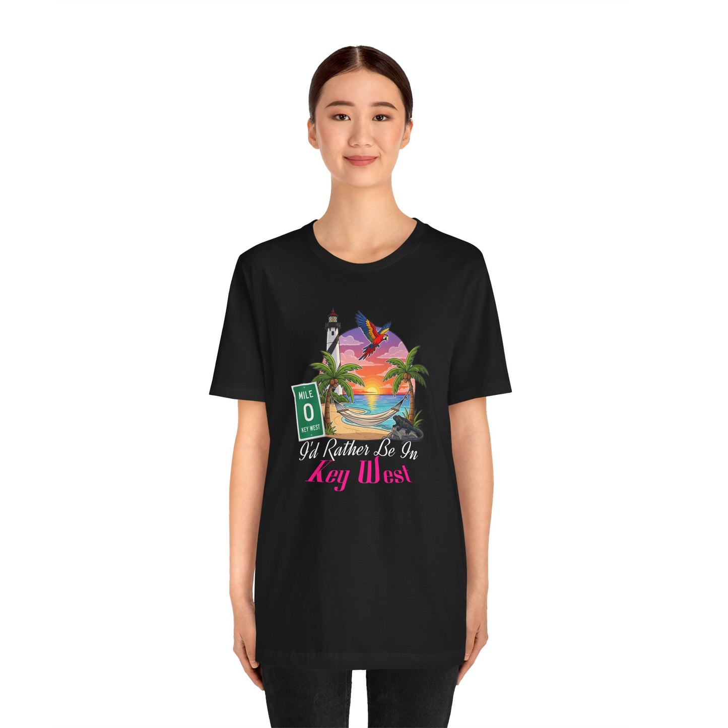 I'd Rather Be In Key West Tee | Vacation Shirt, Summer Style, Beachwear Gift, Travel Tee, Casual Fashion