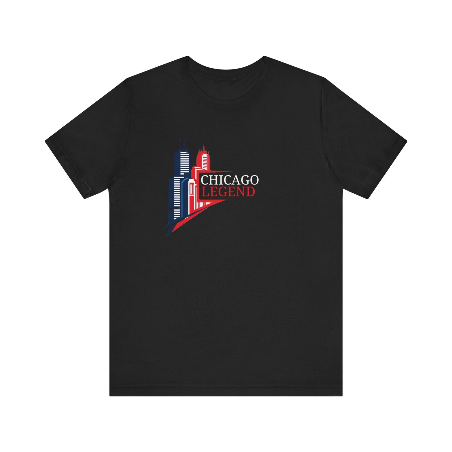 Classic Chicago Legend Graphic Unisex T-Shirt, Chicago Gift, City Pride Apparel, Urban Style Shirt, Travel Souvenir Tee
