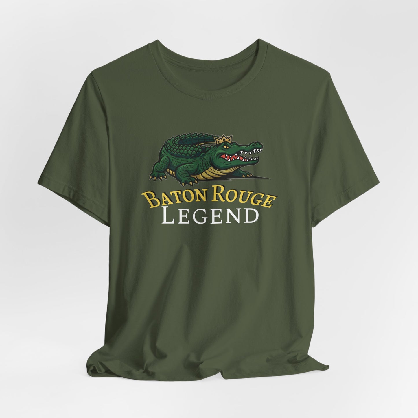 Baton Rouge Legend Tee, Unisex Graphic T-Shirt, Casual Wear, Gift Idea for College Students, Souvenir Apparel