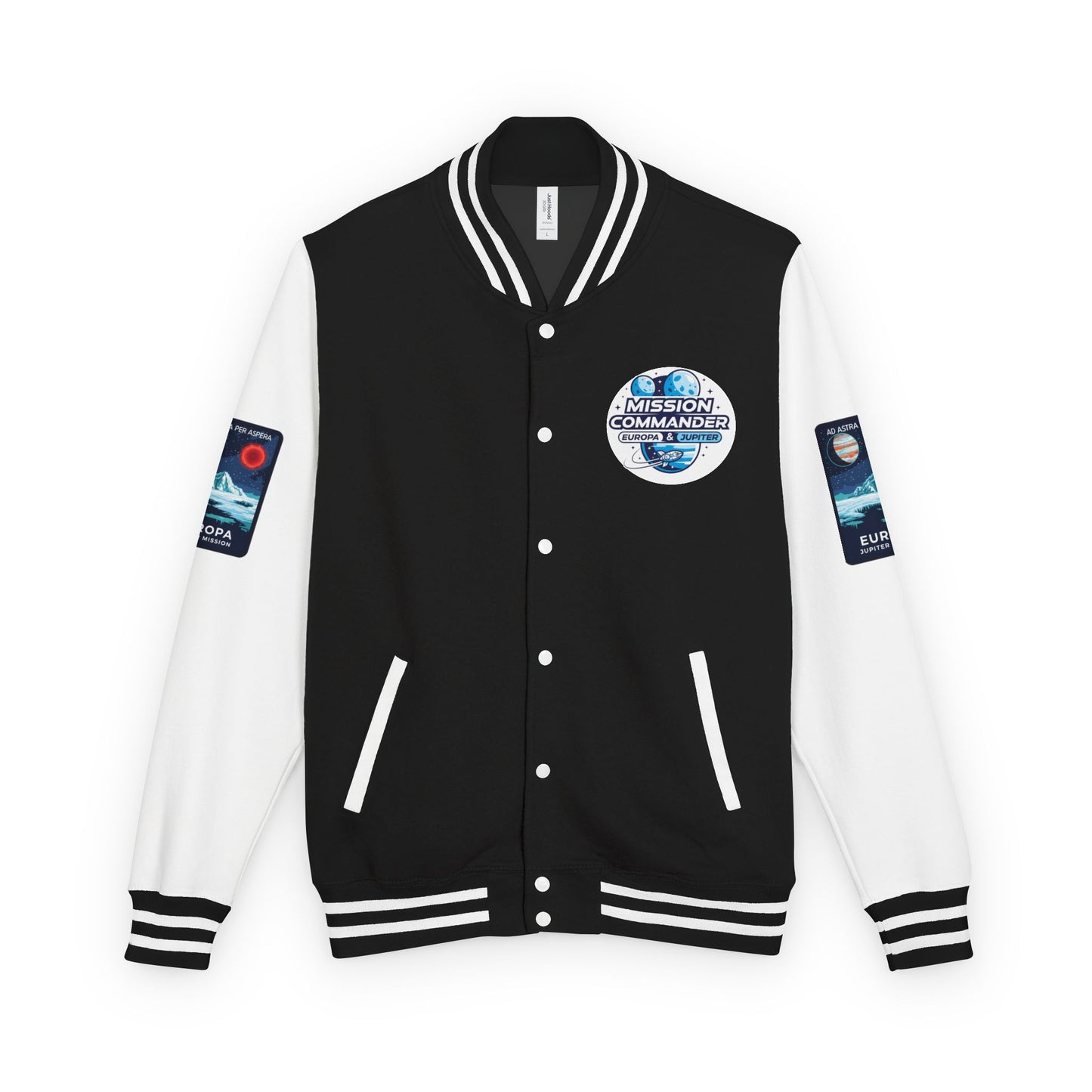 Retro Space Mission Commander Jacket, NASA Inspired Astronomer Gift, Unisex Outer Space Explorer Coat, Sci-Fi Fan, Europa Jupiter Mission