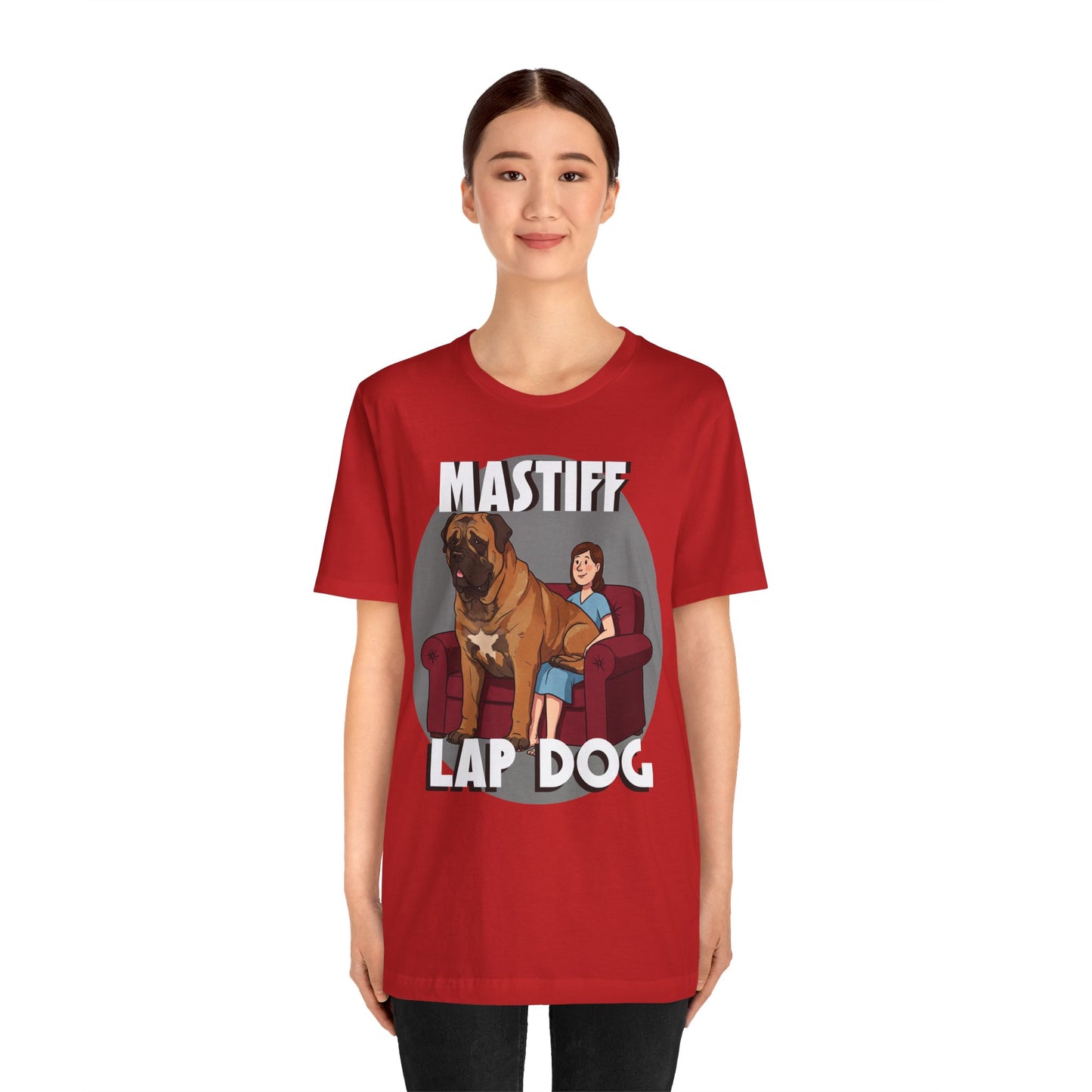Mastiff Lap Dog T-Shirt – Hilarious and Comfy Tee for Dog Lovers - Schmartypants