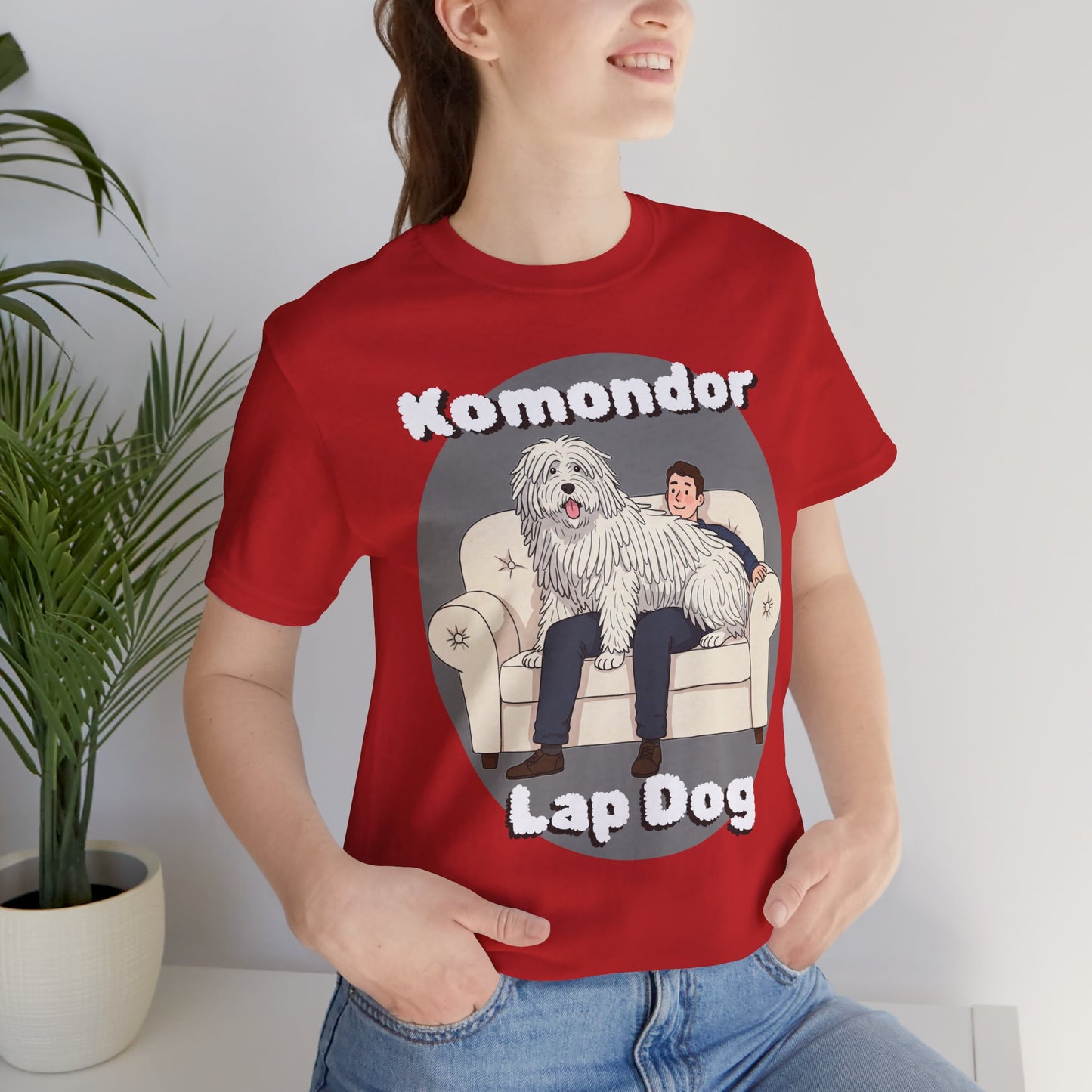 Hilarious Komondor Lap Dog Unisex Tee - Fun Pet Lover Shirt - Schmartypants