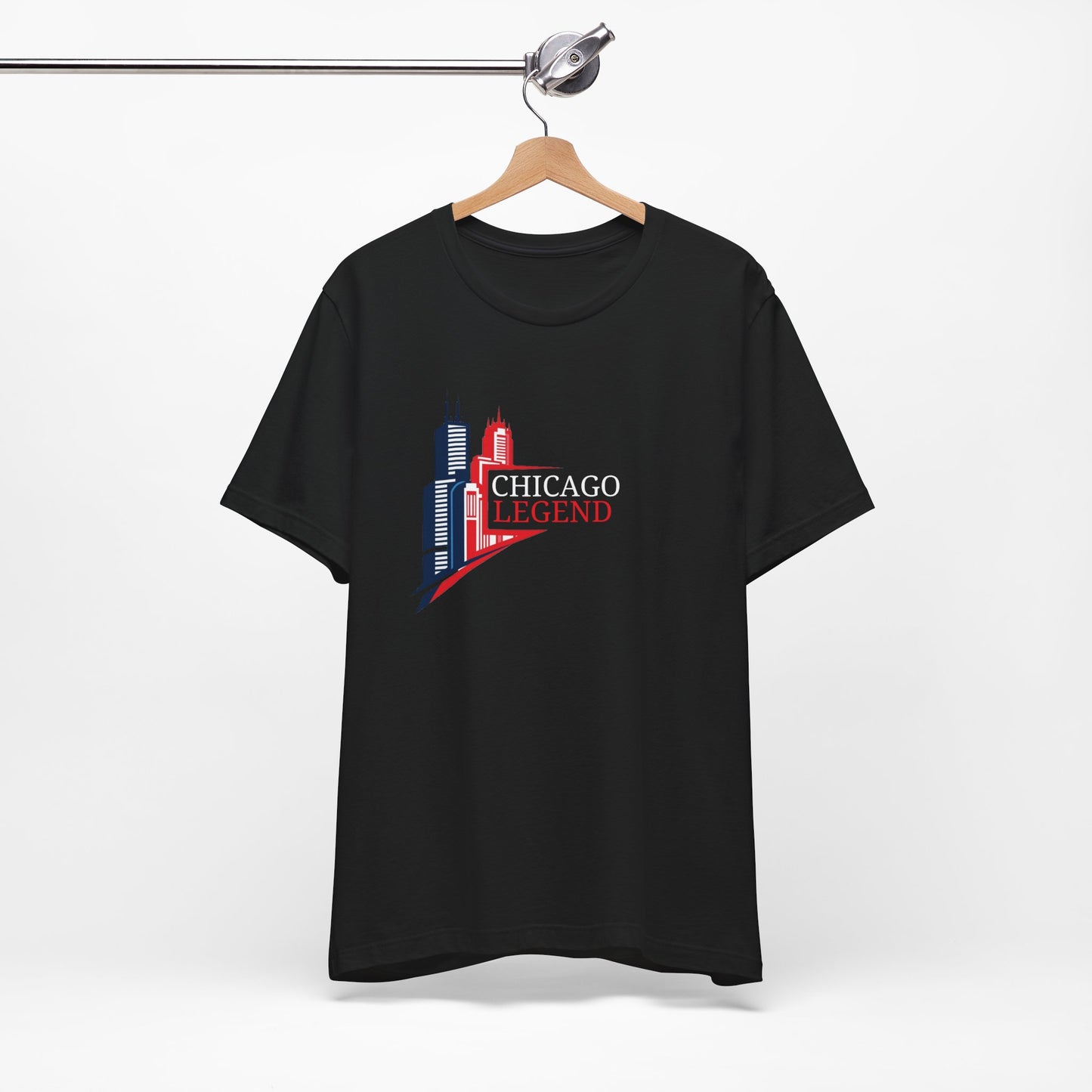 Classic Chicago Legend Graphic Unisex T-Shirt, Chicago Gift, City Pride Apparel, Urban Style Shirt, Travel Souvenir Tee