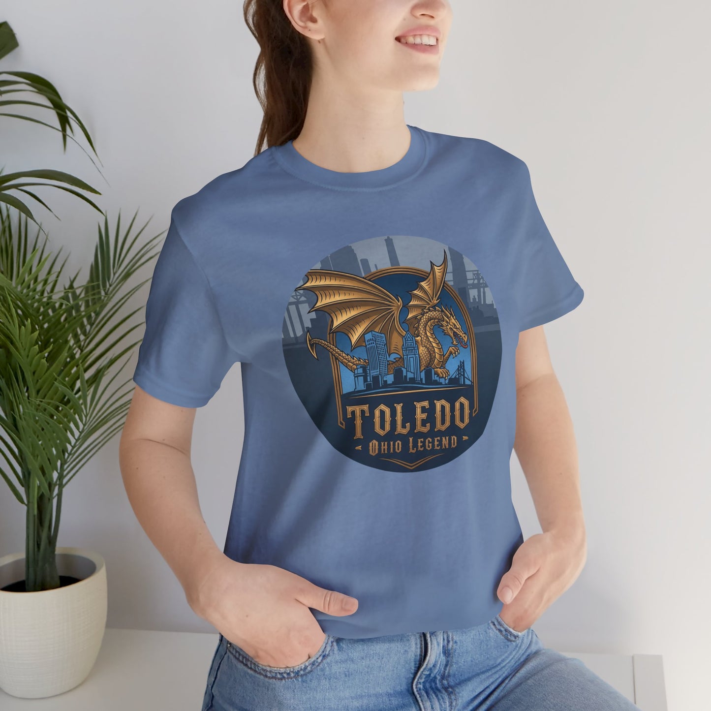 Toledo Dragon Legend T-Shirt | Unisex Jersey Tee | Perfect Gift for Fans, Festivals, and Celebrations, Casual Wear, Graphic Tee