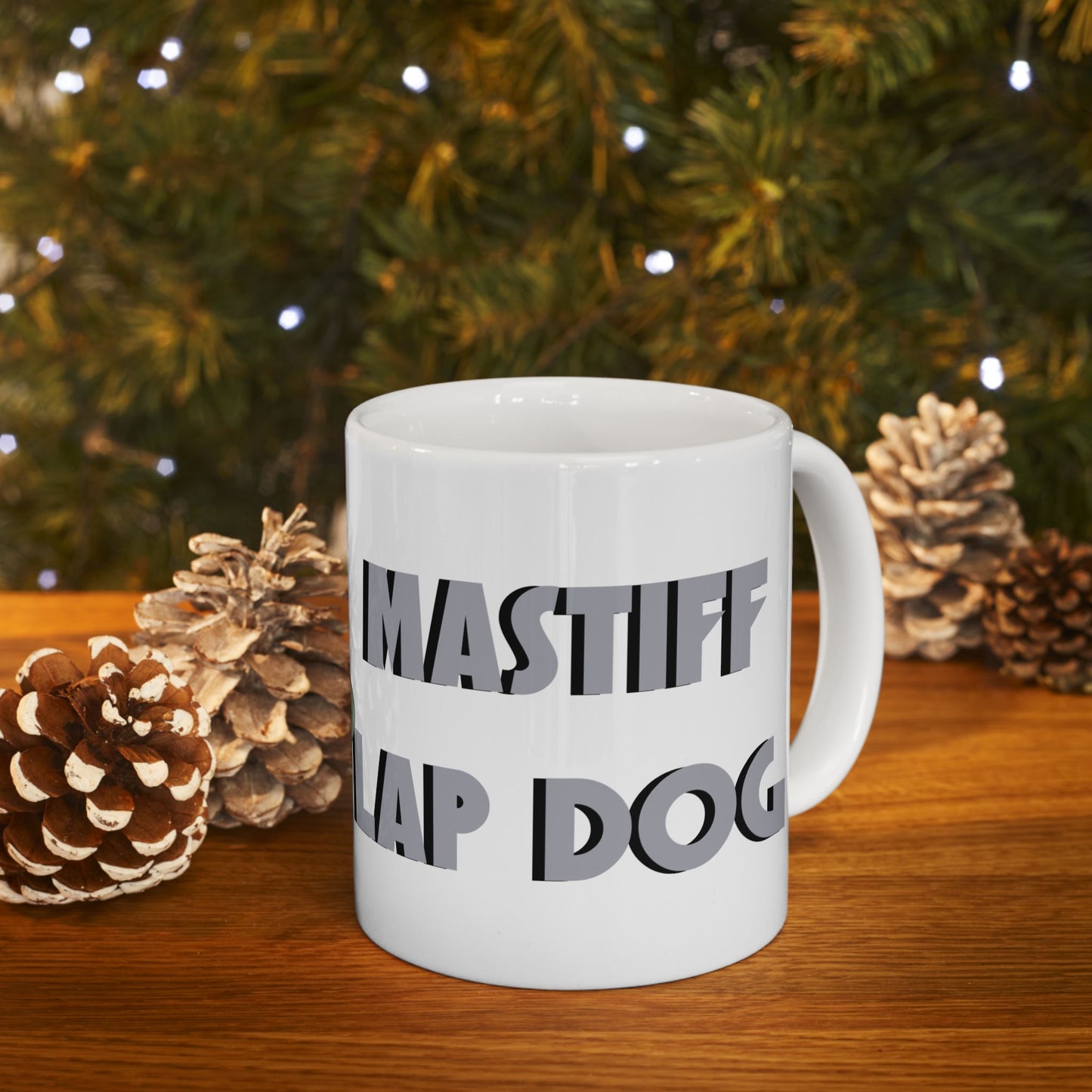 Cozy Mastiff Lover's Ceramic Mug - Perfect Gift for Mastiff Dog Owners, Funny Coffee Cup, Home Decor, Pet Lover Gift, Relaxation Mug - Schmartypants