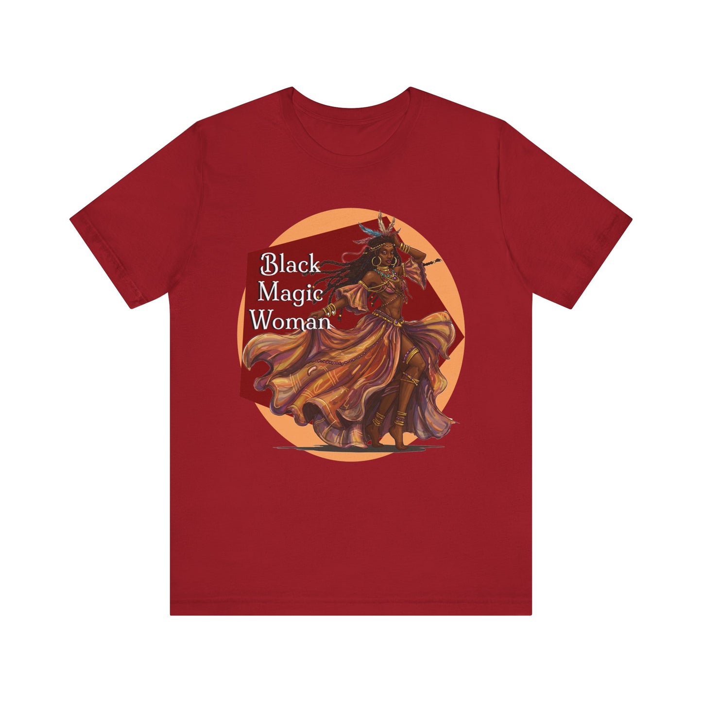 'Black Magic Woman' Tee, Witchy Apparel, Boho T-Shirt, Festival Outfit, Classic Rock Fans, Santana, Fleetwood Mac - Schmartypants