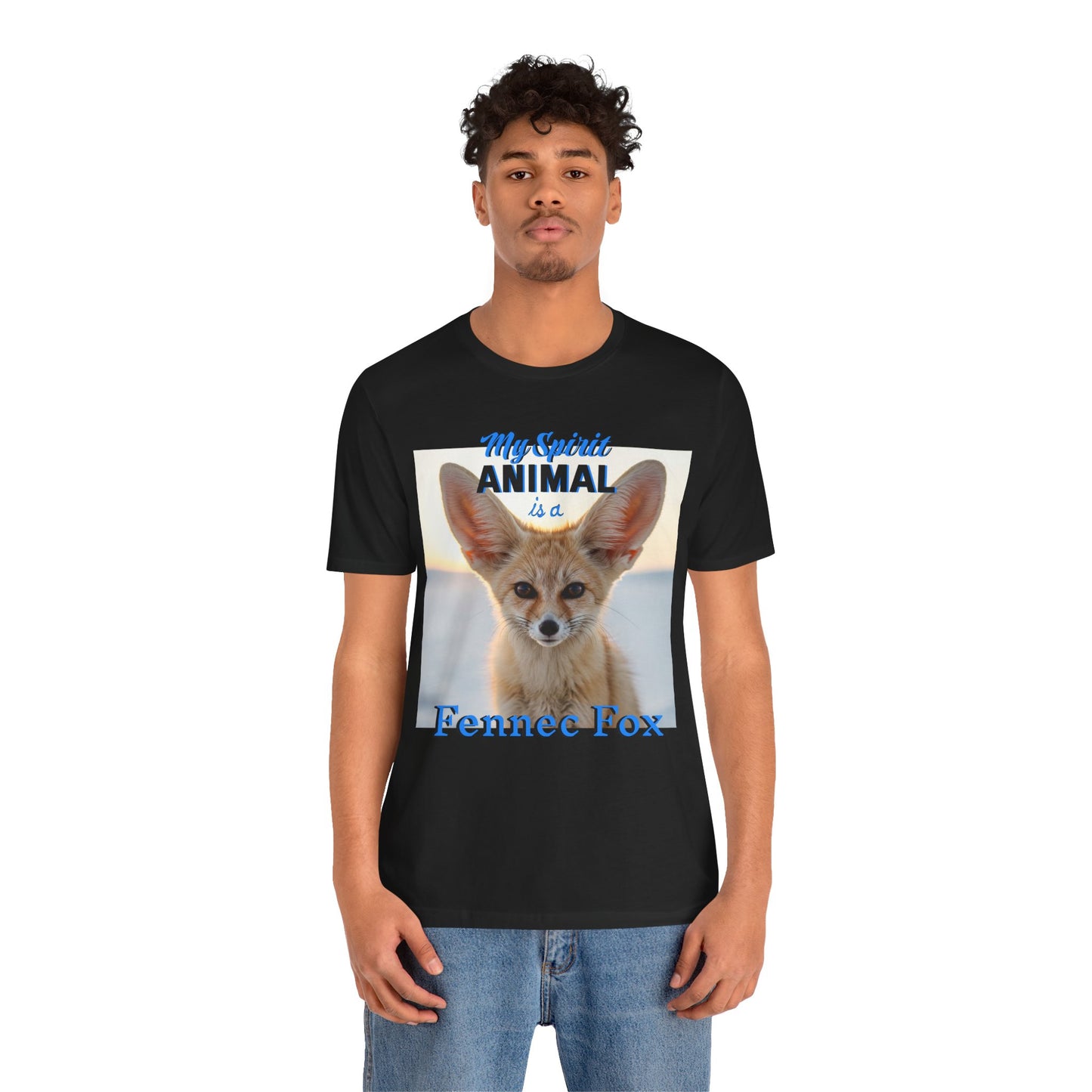 Fennec Fox Spirit Animal Tee - Unisex Short Sleeve Shirt - Fox Lovers - Schmartypants