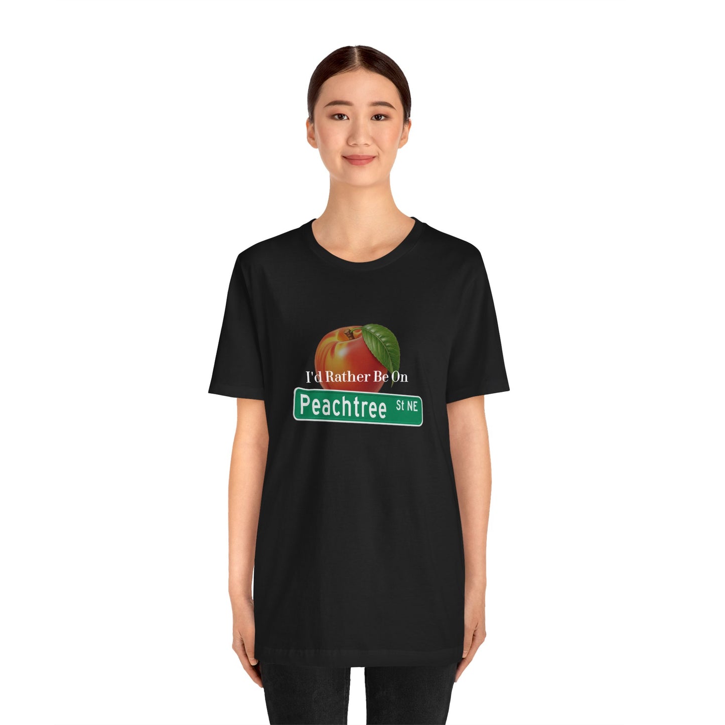 Peachtree Street Atlanta Unisex Tee, Georgia Nightlife Shirt, Atlanta Souvenir, City Life Gift, ATL Tee