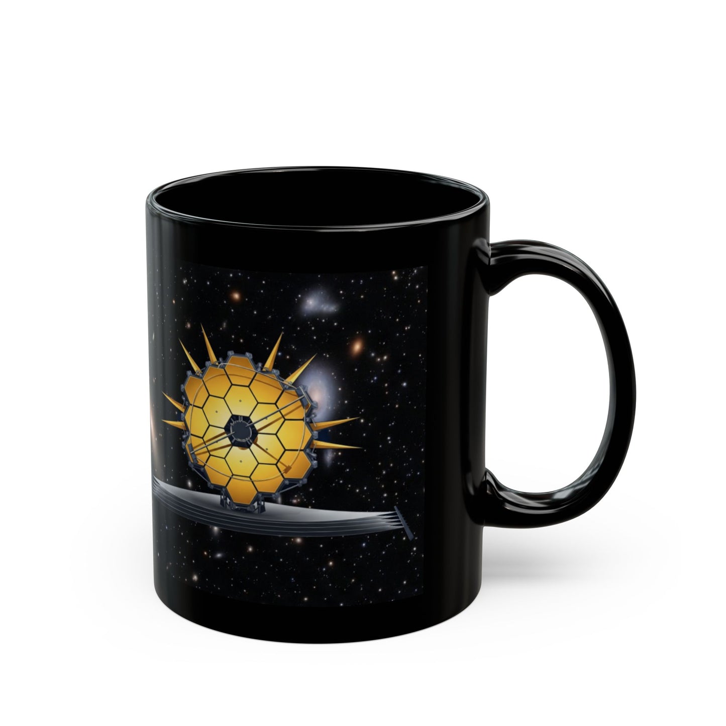 Astronomy Mug James Webb Space Telescope Design, Space Lover Coffee Cup, Gift for Stargazers, Galaxy Drinkware, Science Enthusiast Mug