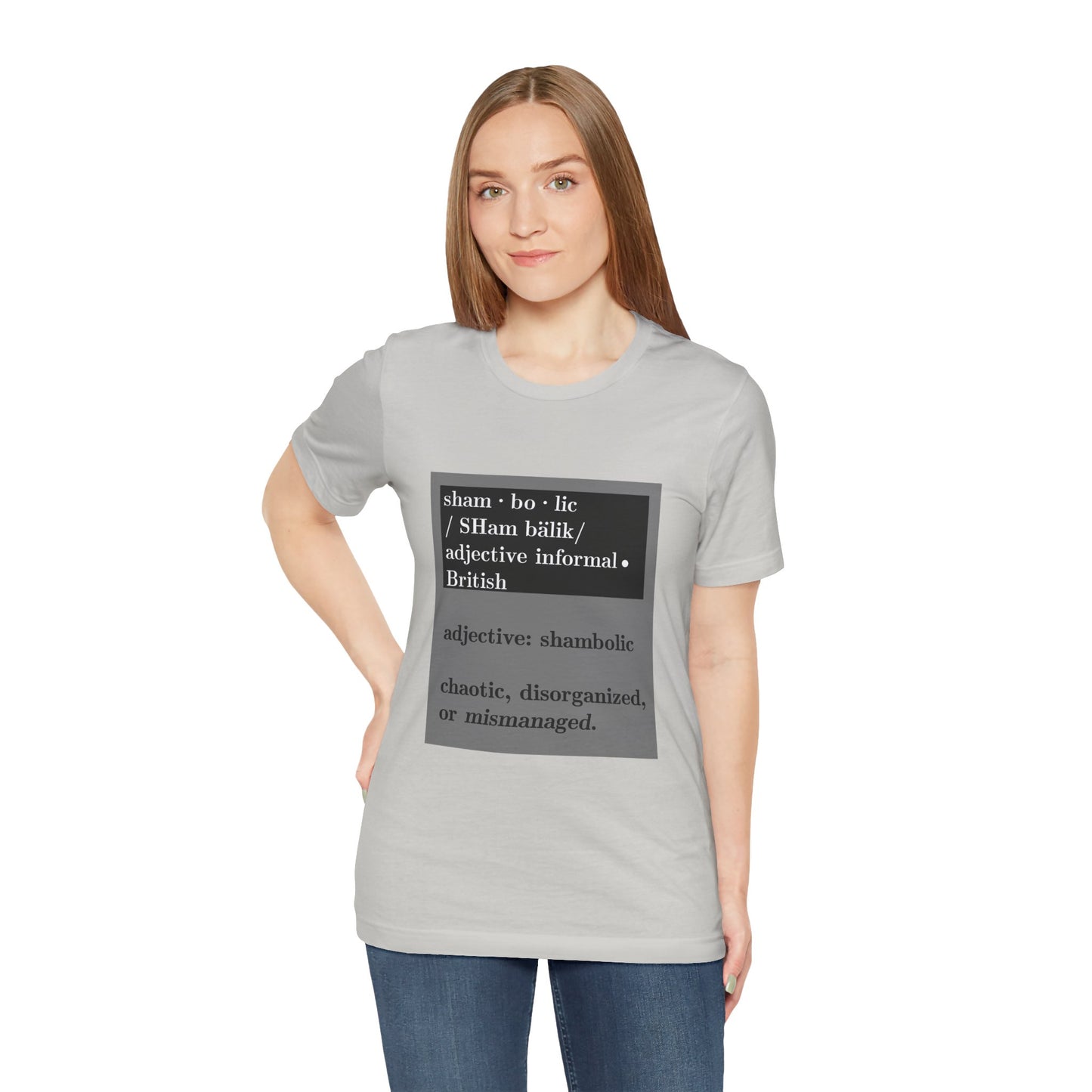 Shambolic Definition Tee, Funny Graphic T-Shirt, Casual Wear, Perfect Gift, Unisex Apparel, Protest Humor, Rachal Maddow Fans - Schmartypants
