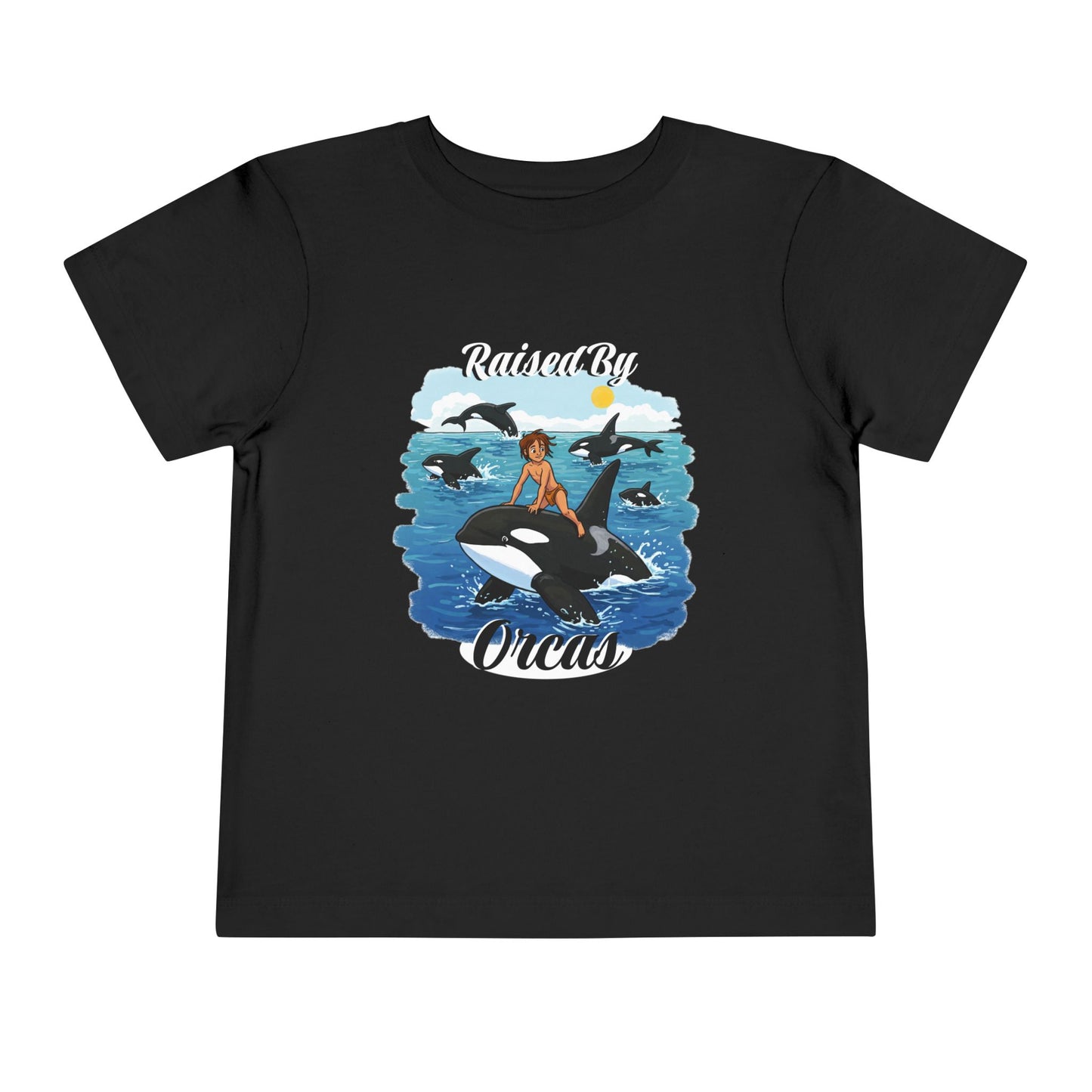 Orca Adventure Toddler Tee, Kids Ocean Shirt, Nautical Toddler Tee, Beach Day Outfit, Animal Lover Gift
