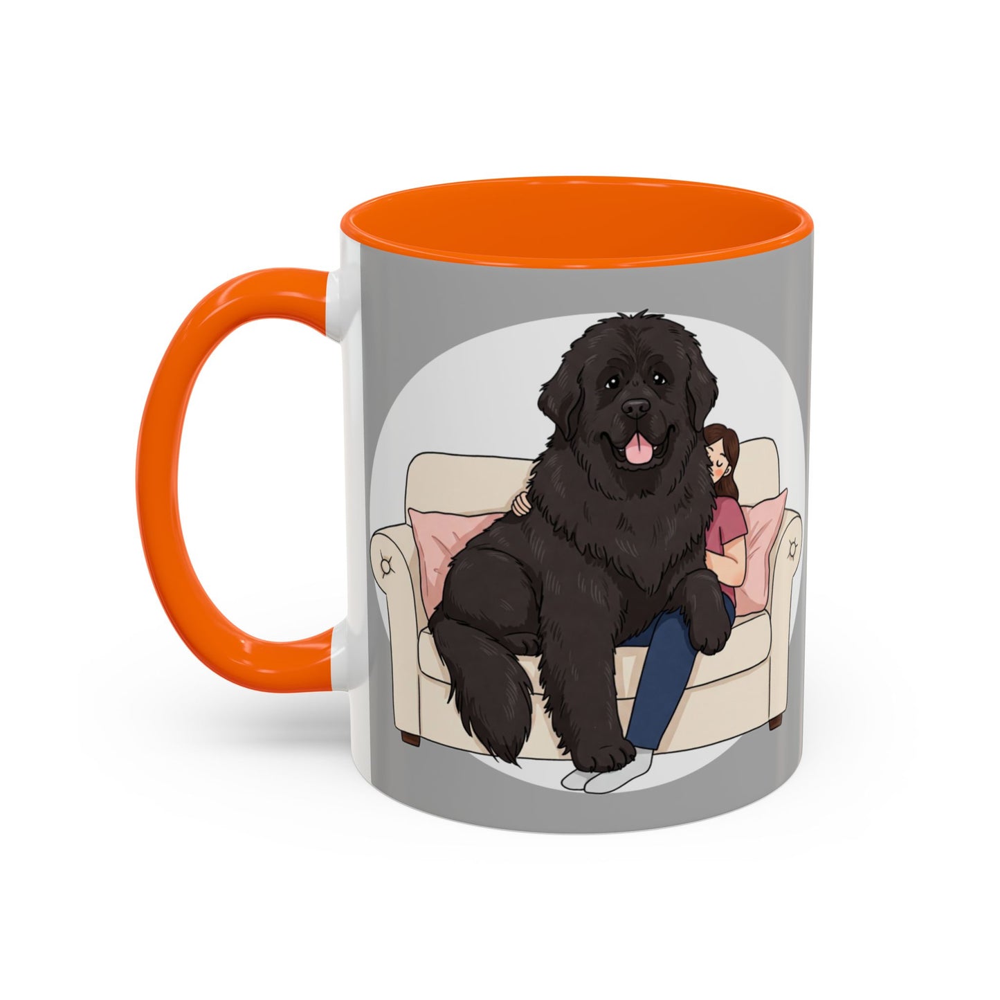 Funny Newfoundland Lap Dog Coffee Mug - Perfect Gift for Dog Lovers, Pet Parents, Cozy Home Decor, Caffeine Fix, Unique Gift Idea - Schmartypants