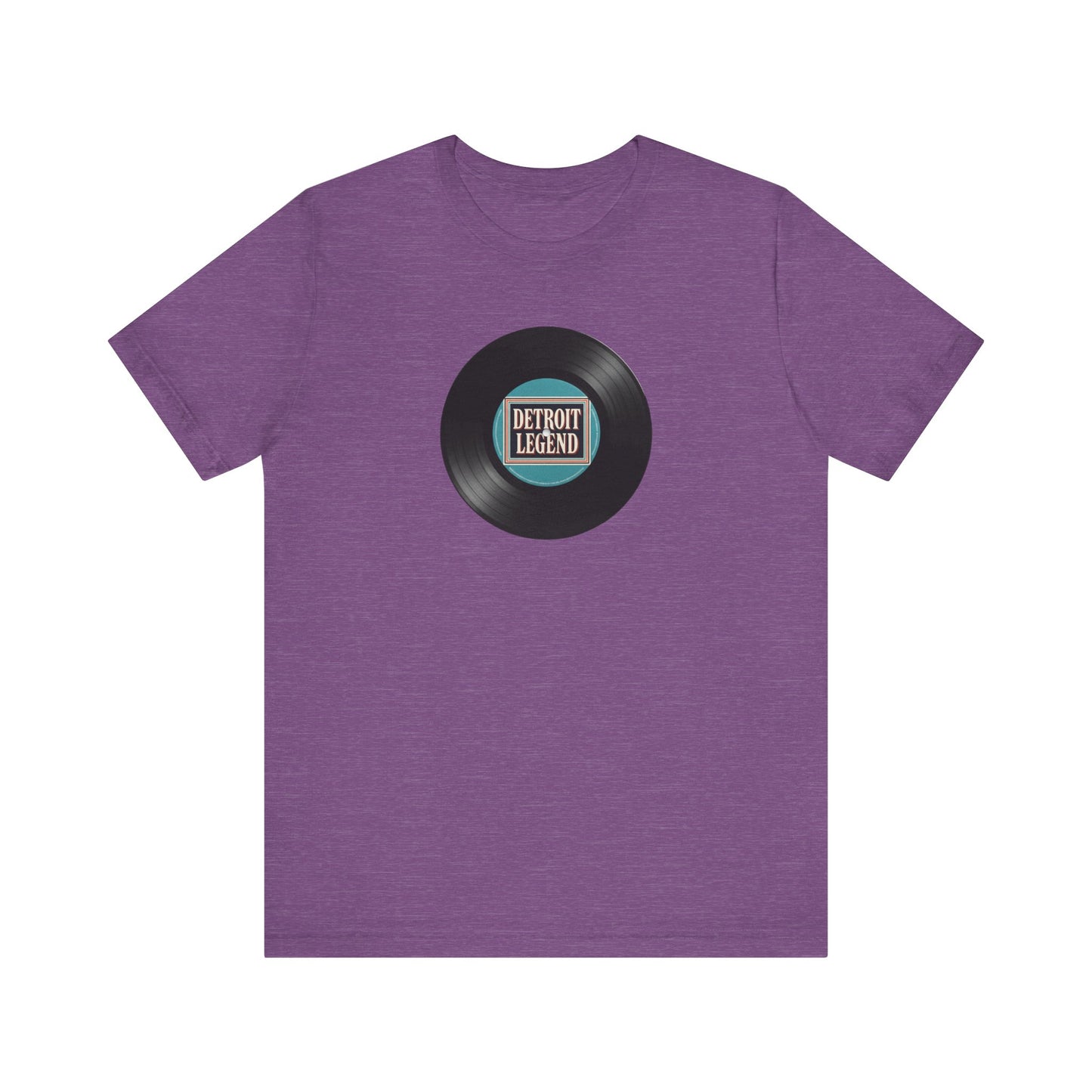 Detroit Legend Vinyl Record Tee, Music Lover Shirt, Unisex Casual Wear, Gift for Music Fans, Retro Record T-Shirt, Motown Shirt
