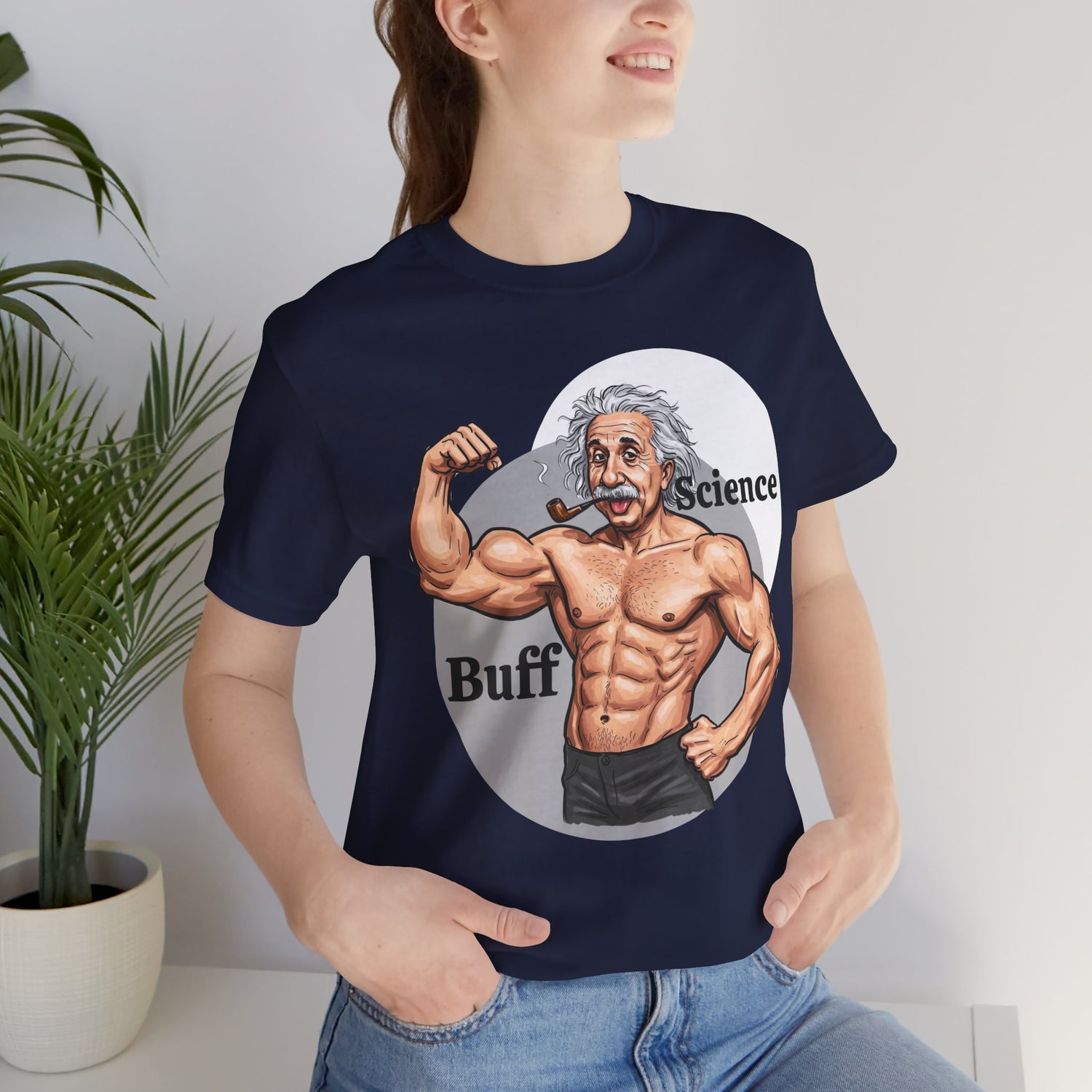 Science Buff Unisex Short Sleeve Tee - Funny Science Themed T-Shirt - Einstein Gift - Physics Lovers - Schmartypants