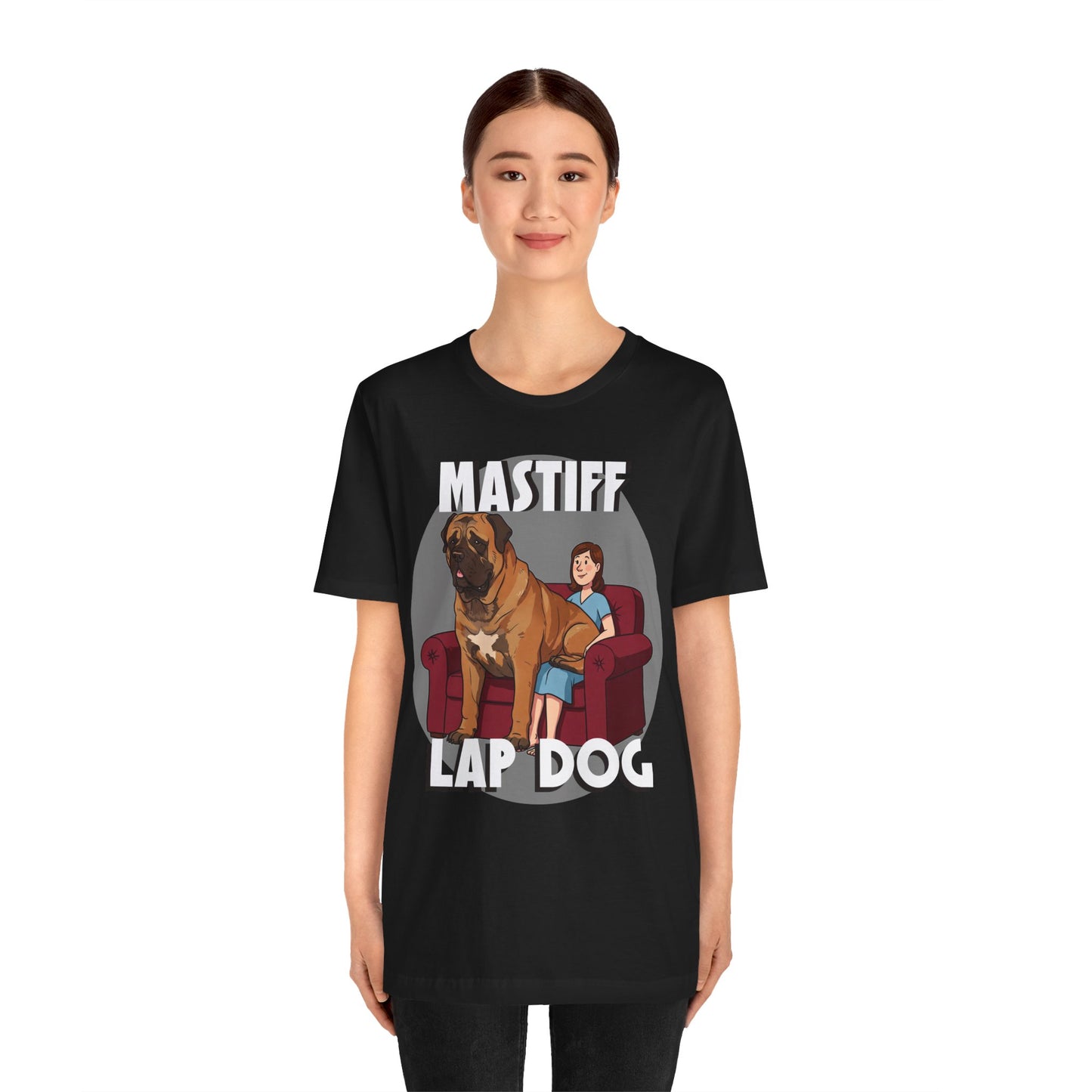 Mastiff Lap Dog T-Shirt – Hilarious and Comfy Tee for Dog Lovers - Schmartypants