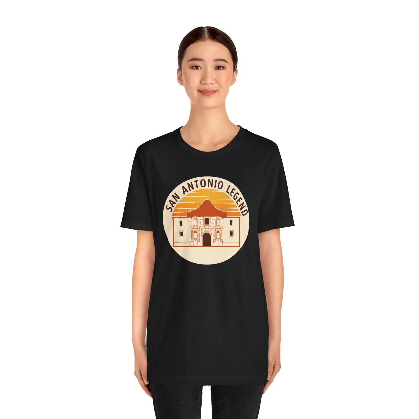 San Antonio Legend Tee, Vintage Style T-Shirt, Casual Wear, Souvenir Gift for Travelers, Summer Outing