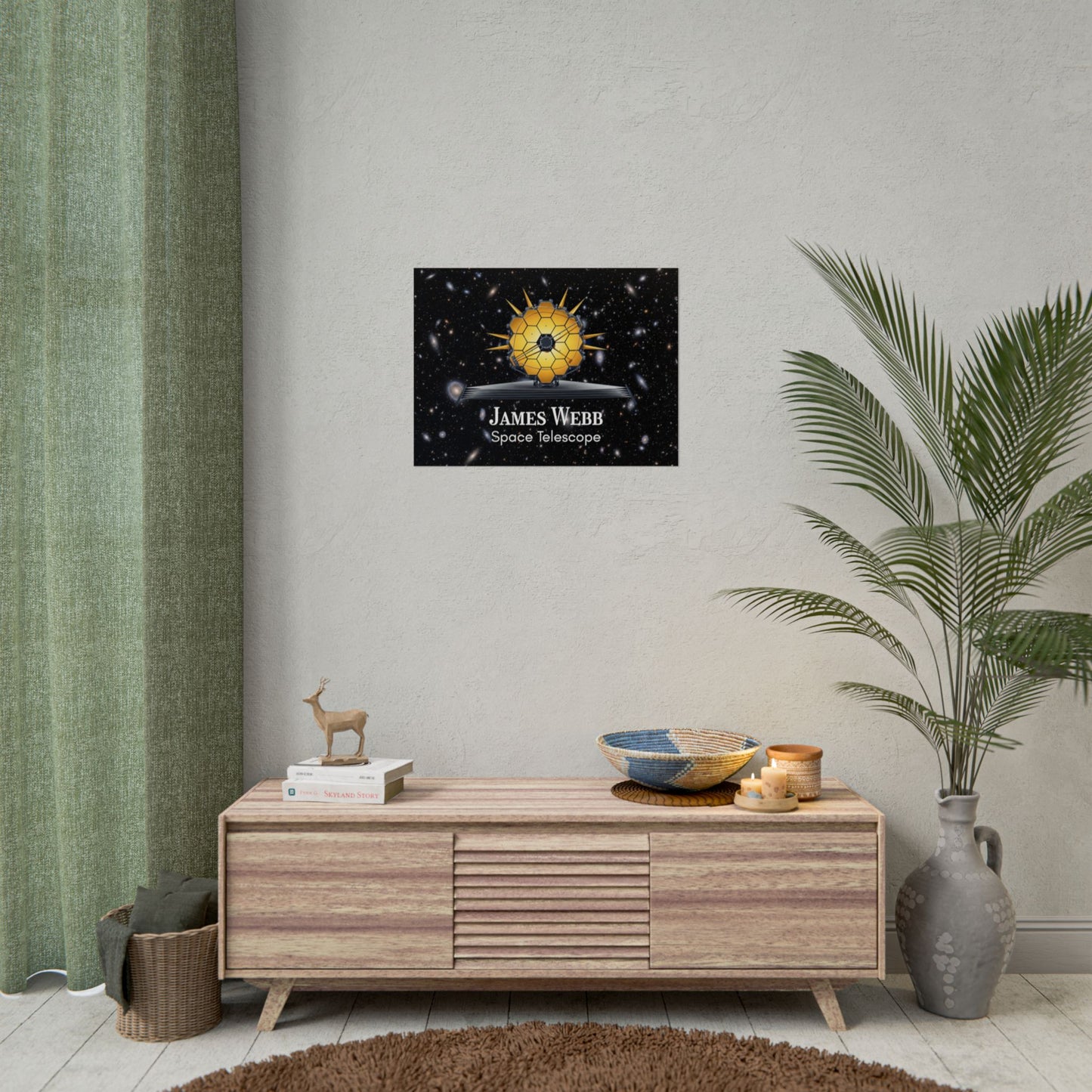 James Webb Space Telescope Rolled Poster, Astronomy Decor, Space Lover Gift, Educational Wall Art, Science Poster, Astronaut Room Decor