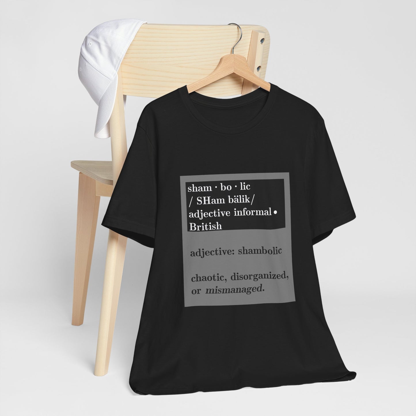 Shambolic Definition Tee, Funny Graphic T-Shirt, Casual Wear, Perfect Gift, Unisex Apparel, Protest Humor, Rachal Maddow Fans - Schmartypants