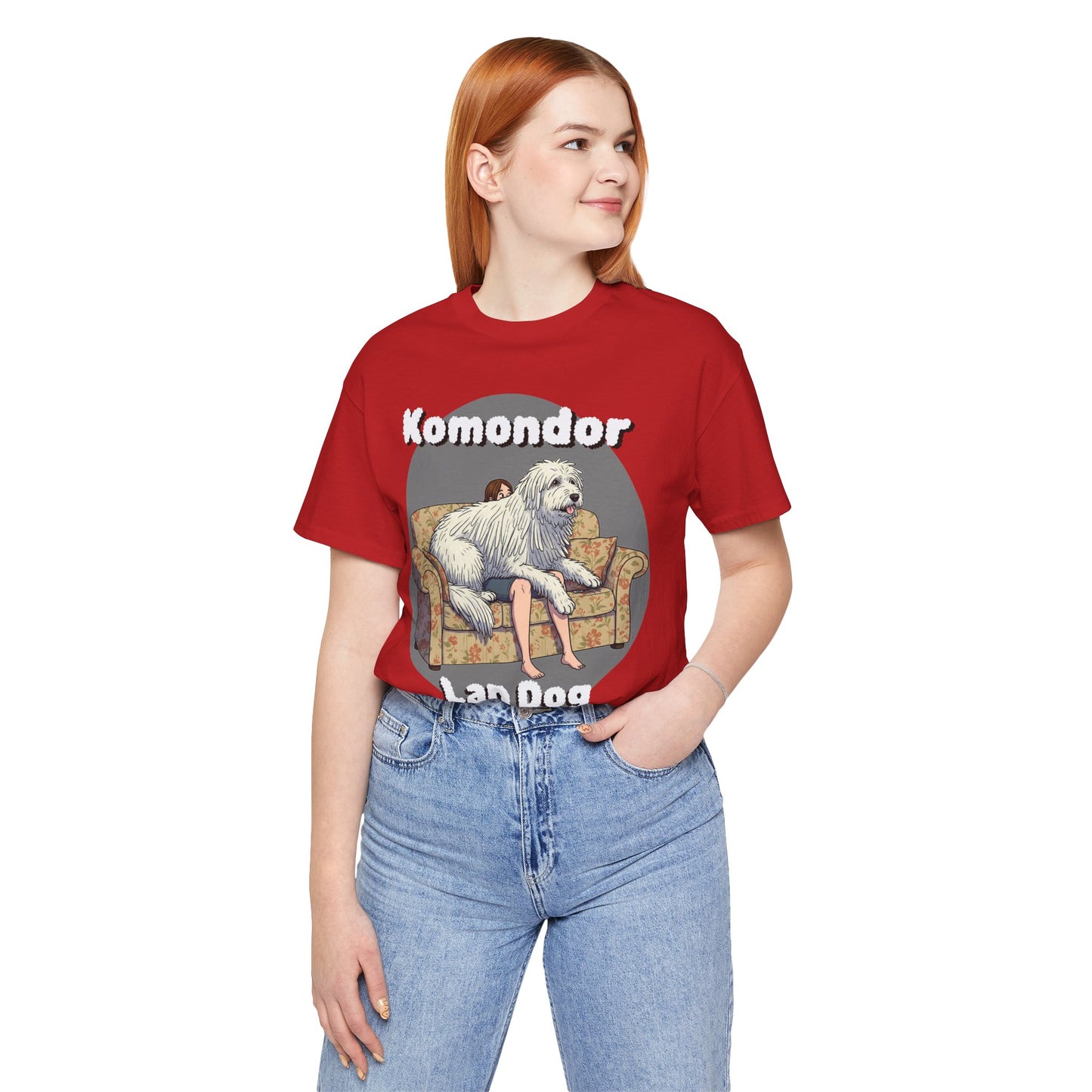 Komondor Lap Dog Unisex Tee - Funny Dog Lover's Short Sleeve Shirt - Schmartypants