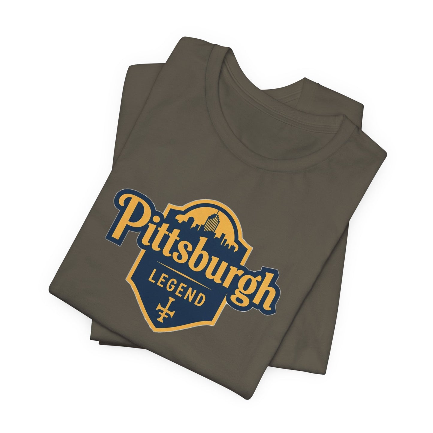 Pittsburgh Legend Tee - Unisex Jersey Short Sleeve T-Shirt, Perfect for Sports Fans, Gifts, Casual Wear, Team Spirit, Pittsburgh Souvenir Tee