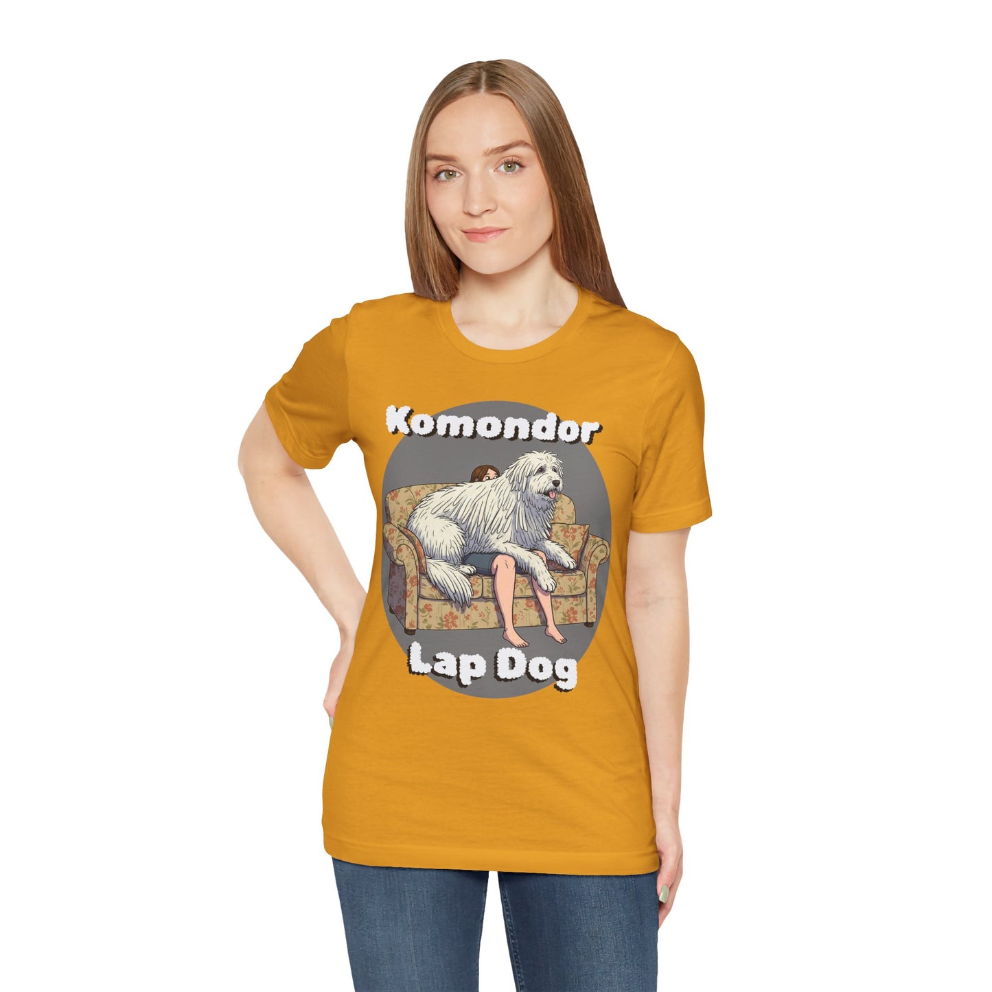 Komondor Lap Dog Unisex Tee - Funny Dog Lover's Short Sleeve Shirt - Schmartypants