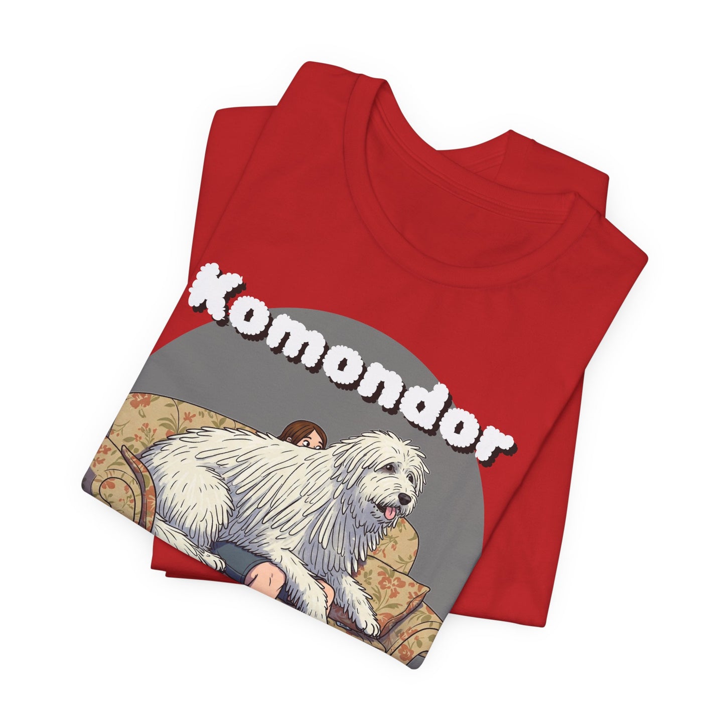 Komondor Lap Dog Unisex Tee - Funny Dog Lover's Short Sleeve Shirt - Schmartypants