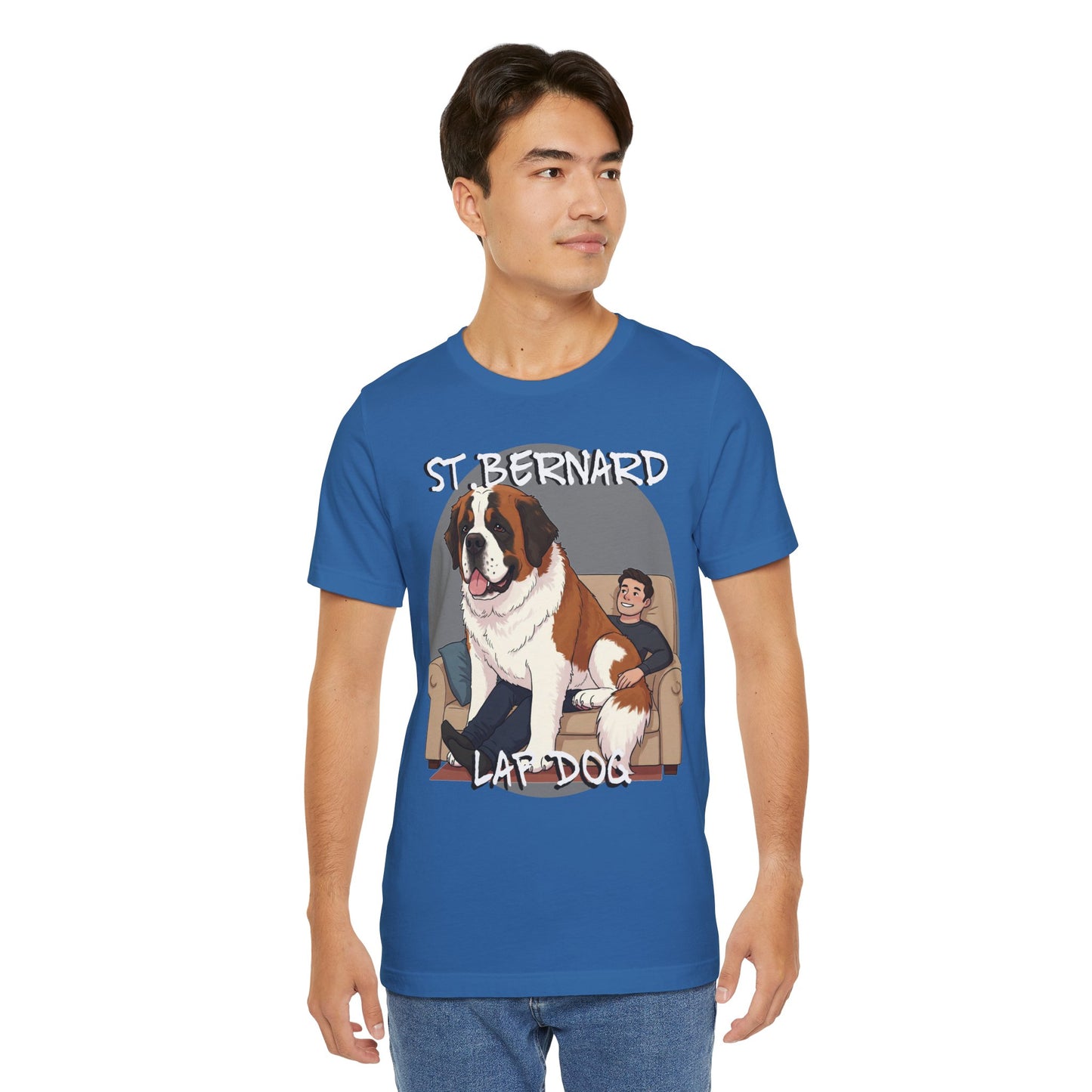 St. Bernard Funny Dog Tee - Unisex Jersey Short Sleeve T-Shirt - Schmartypants