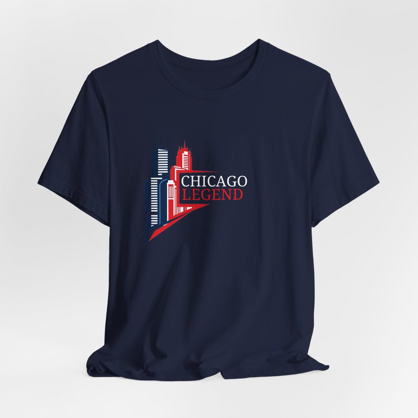 Classic Chicago Legend Graphic Unisex T-Shirt, Chicago Gift, City Pride Apparel, Urban Style Shirt, Travel Souvenir Tee