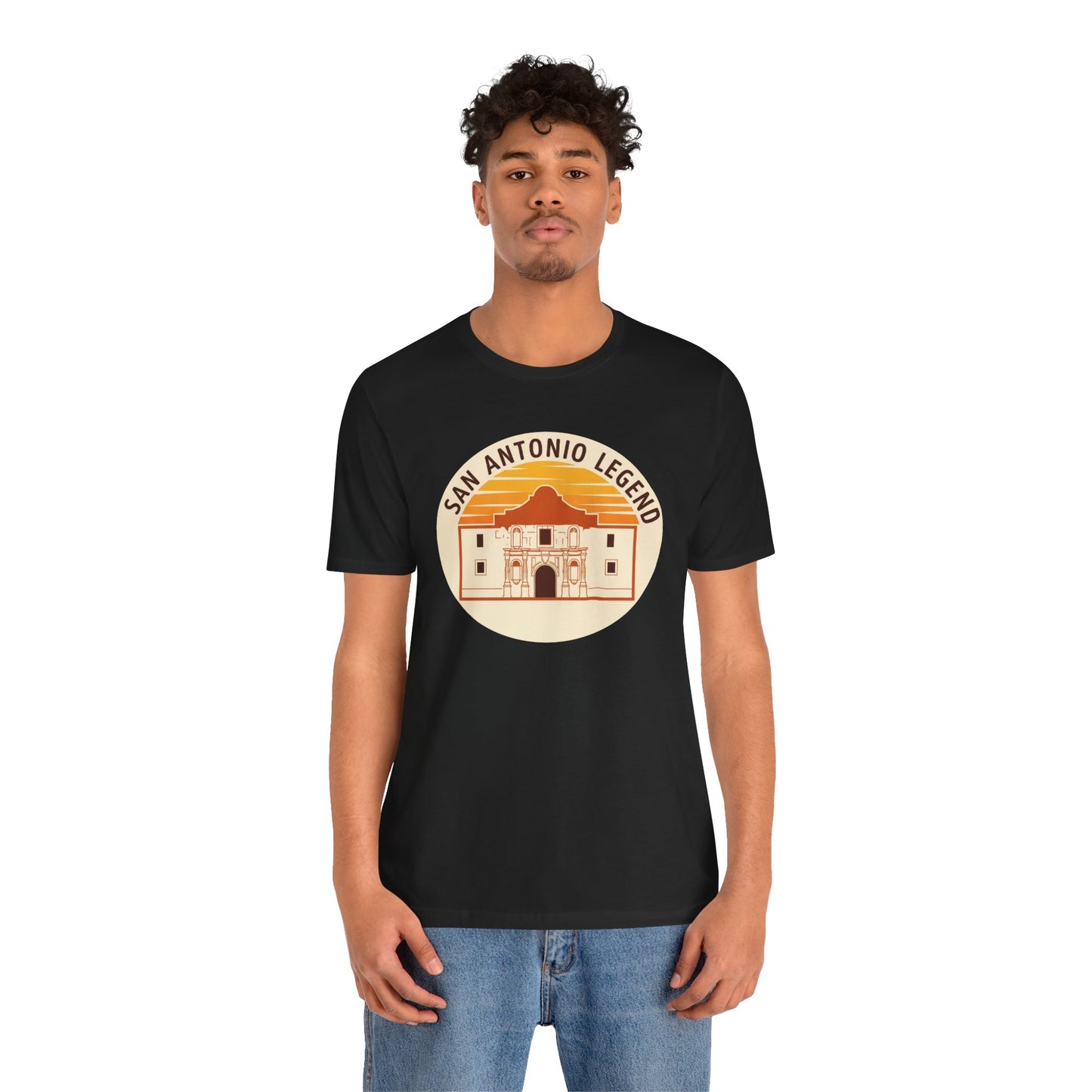 San Antonio Legend Tee, Vintage Style T-Shirt, Casual Wear, Souvenir Gift for Travelers, Summer Outing