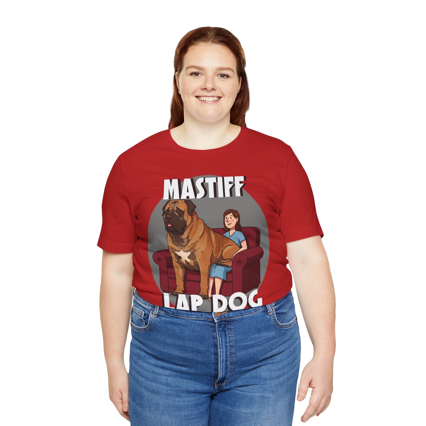 Mastiff Lap Dog T-Shirt – Hilarious and Comfy Tee for Dog Lovers - Schmartypants