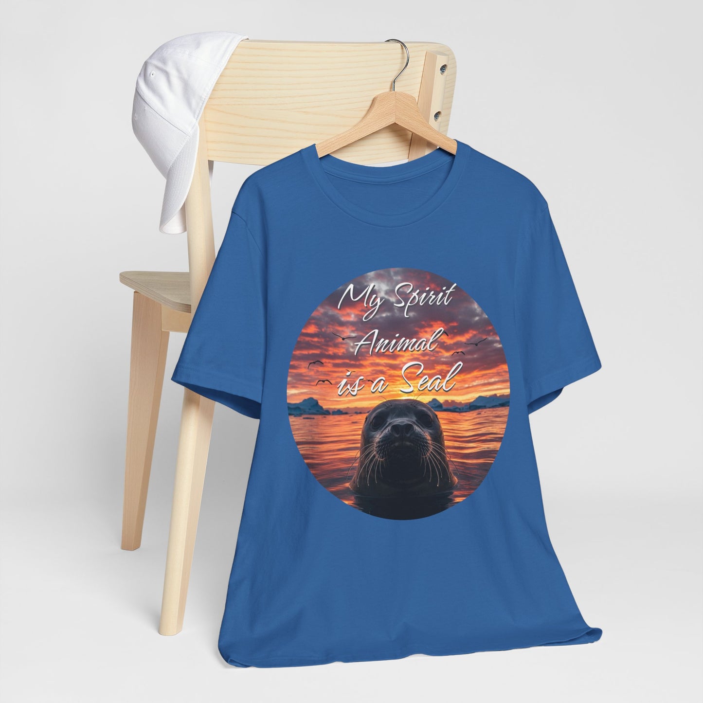 Seal Spirit Animal Ocean Wildlife Unisex Tee, My Spirit Animal is a Seal Shirt, Seal Lover Gift, Ocean Adventure Tee, Sea Animal Tee, Seal