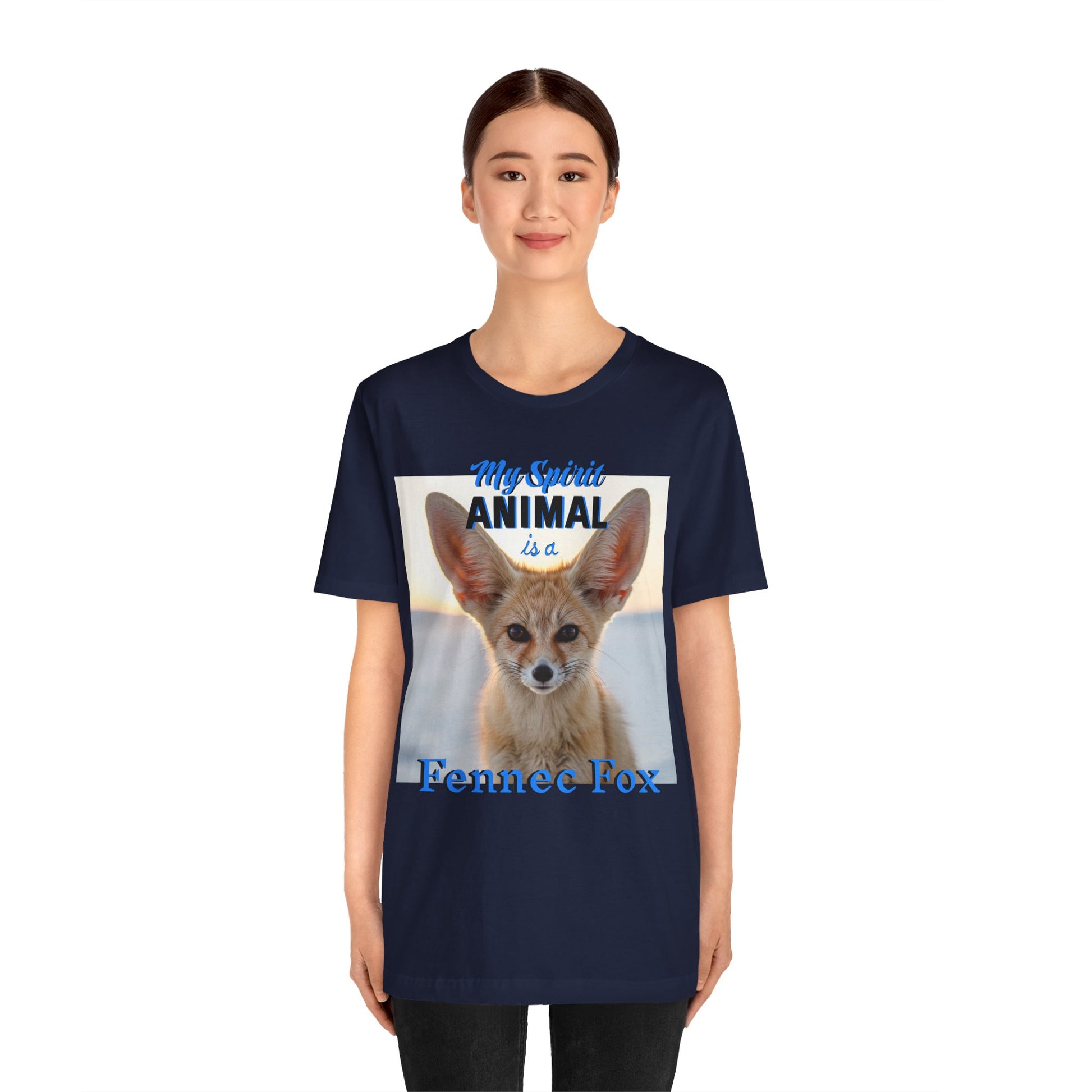 Fennec Fox Spirit Animal Tee - Unisex Short Sleeve Shirt - Fox Lovers - Schmartypants