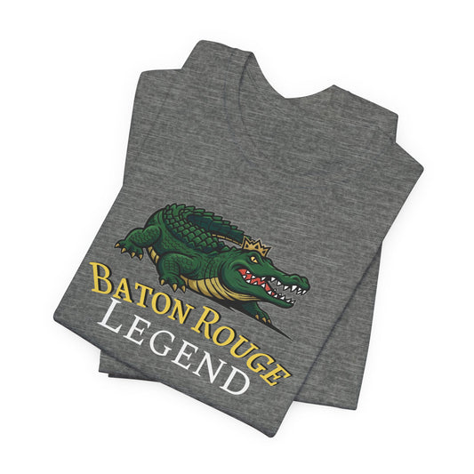 Baton Rouge Legend Tee, Unisex Graphic T-Shirt, Casual Wear, Gift Idea for College Students, Souvenir Apparel