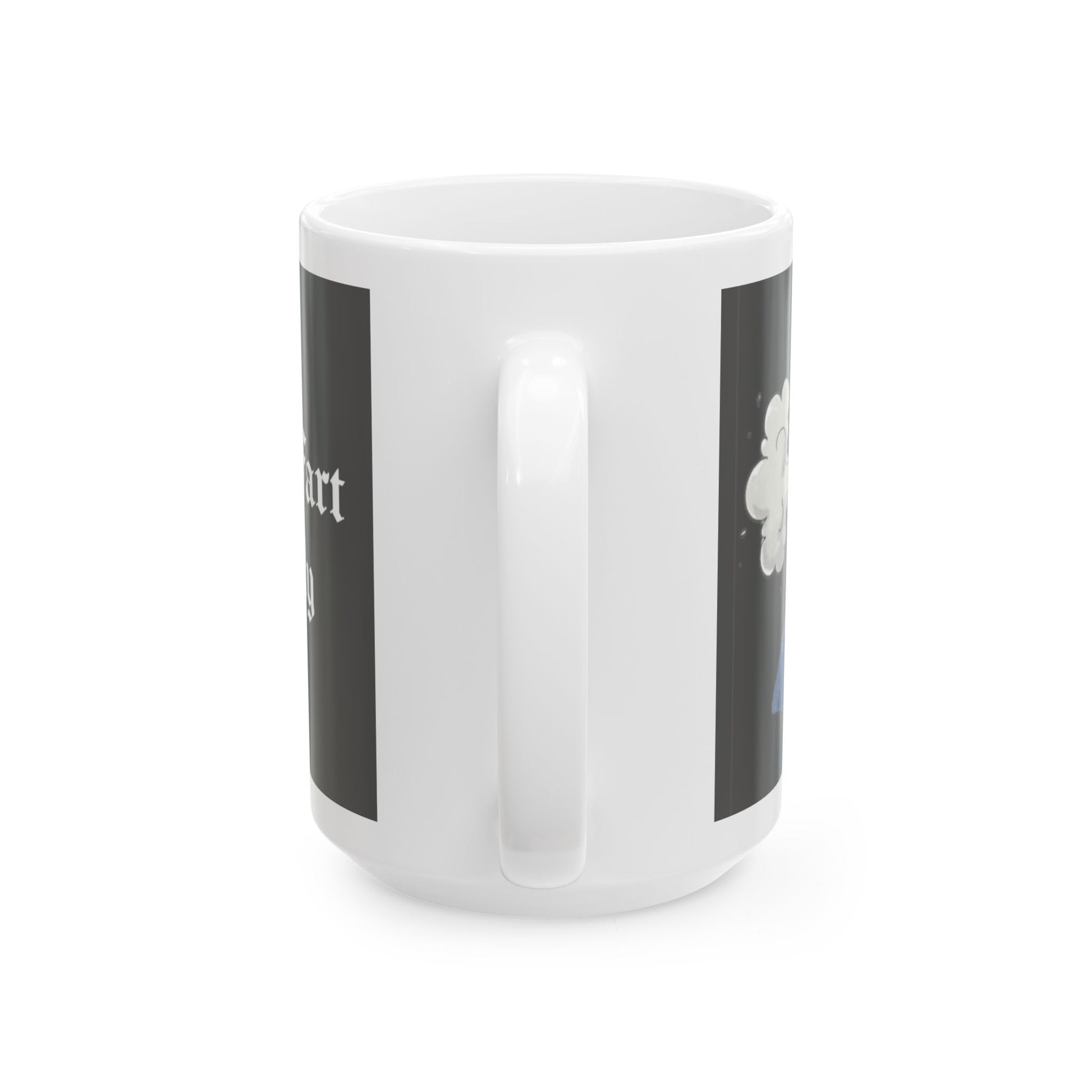 Funny Benjamin Franklin Ceramic Mug - Brainstorming Gift for Intellectuals - Schmartypants