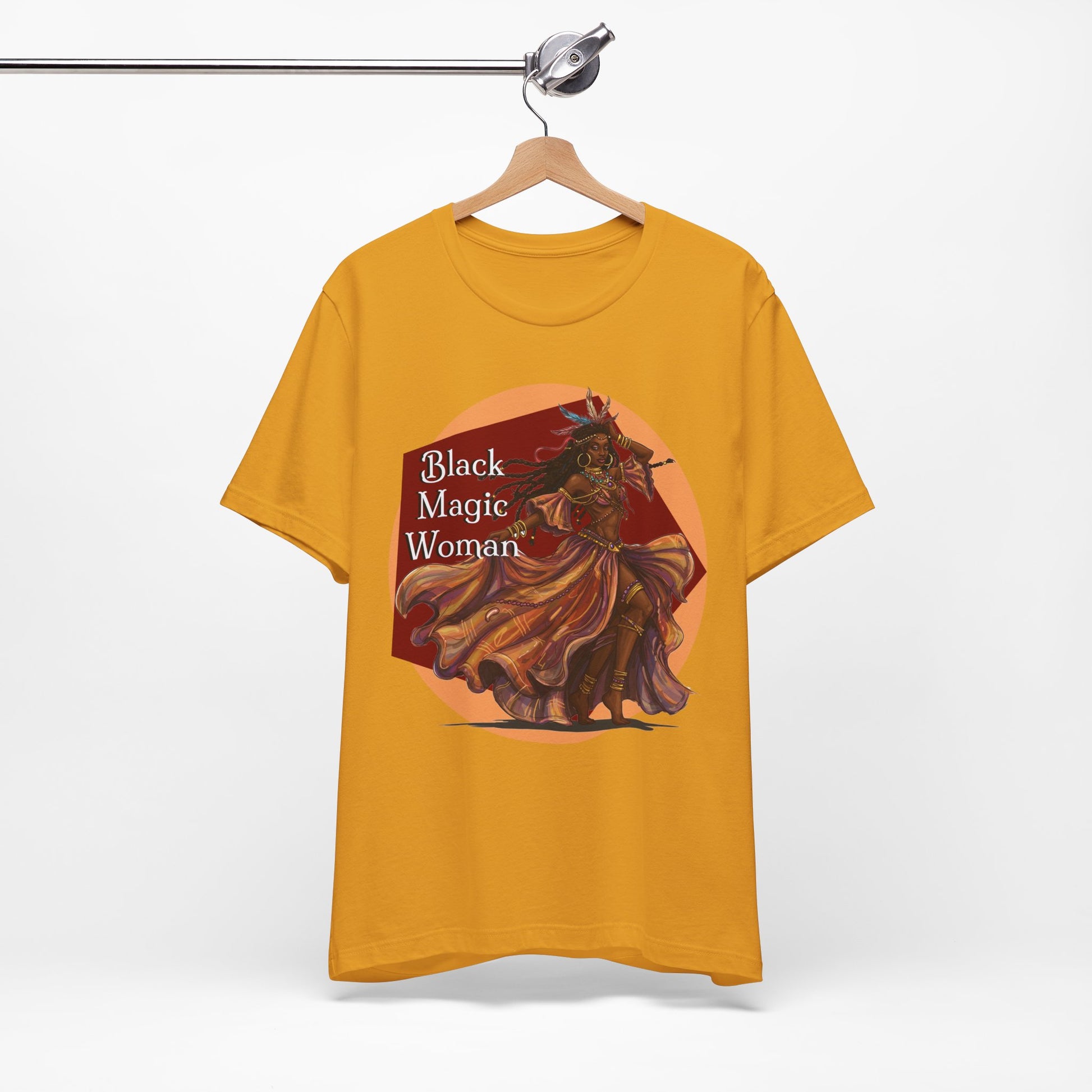'Black Magic Woman' Tee, Witchy Apparel, Boho T-Shirt, Festival Outfit, Classic Rock Fans, Santana, Fleetwood Mac - Schmartypants