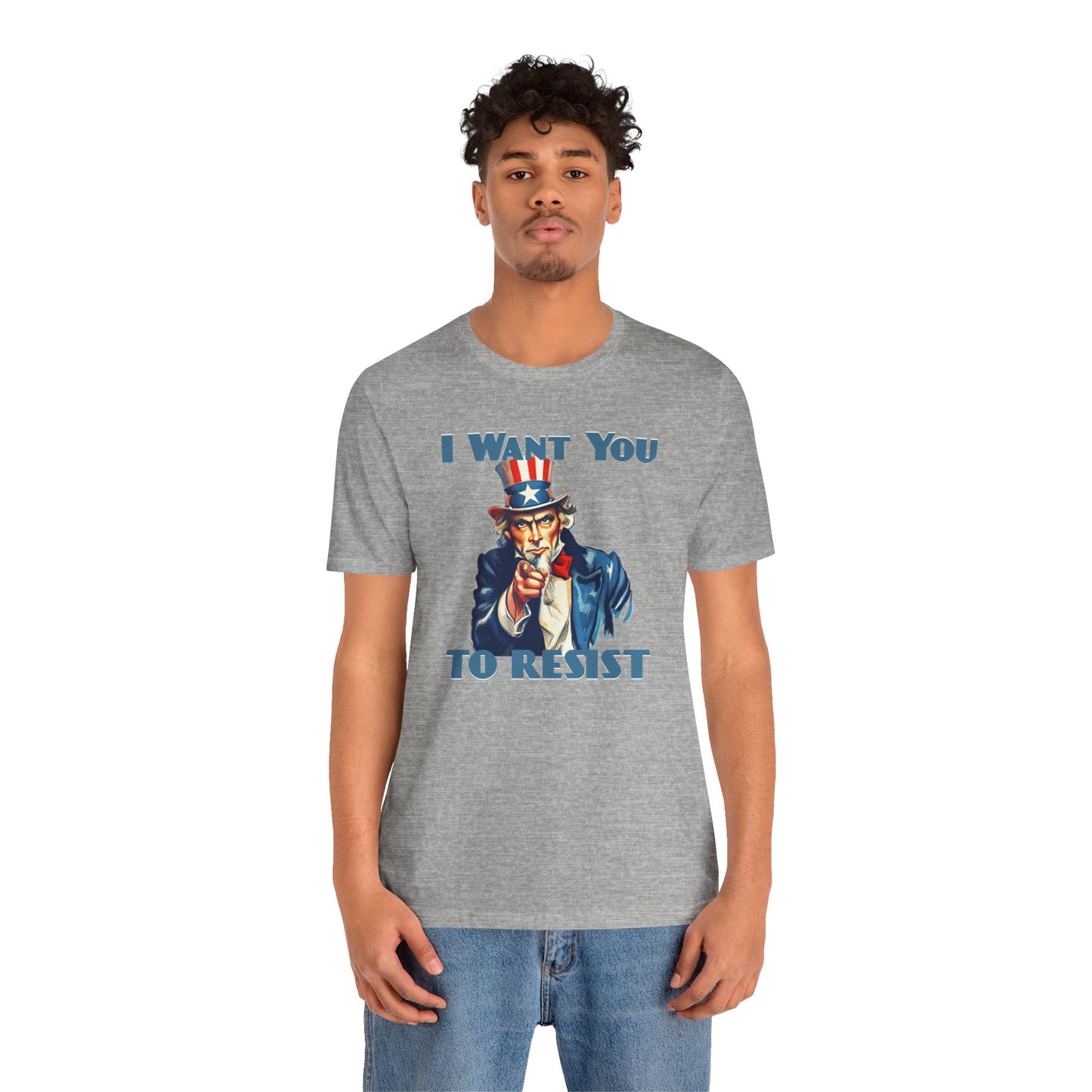 Vintage Uncle Sam 'I Want You to Resist' Unisex Tee - Protest Activist Wear - Clever Resistance Tee