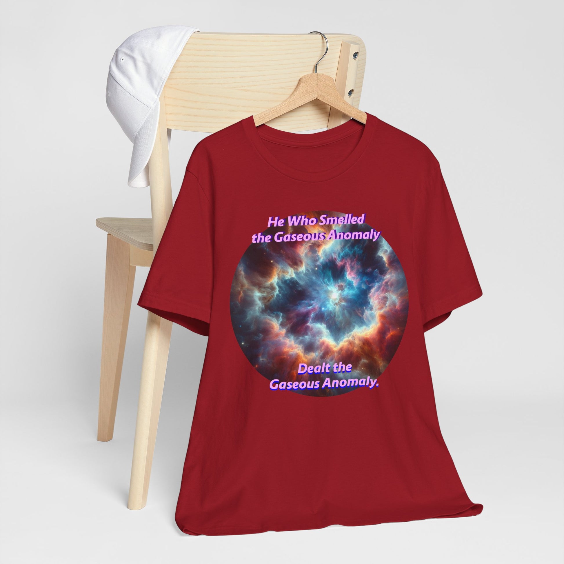 Hilarious Gaseous Anomaly Tee - Unisex Jersey Short Sleeve T-Shirt - Science Fiction Lovers - Star Trek Fans - Schmartypants