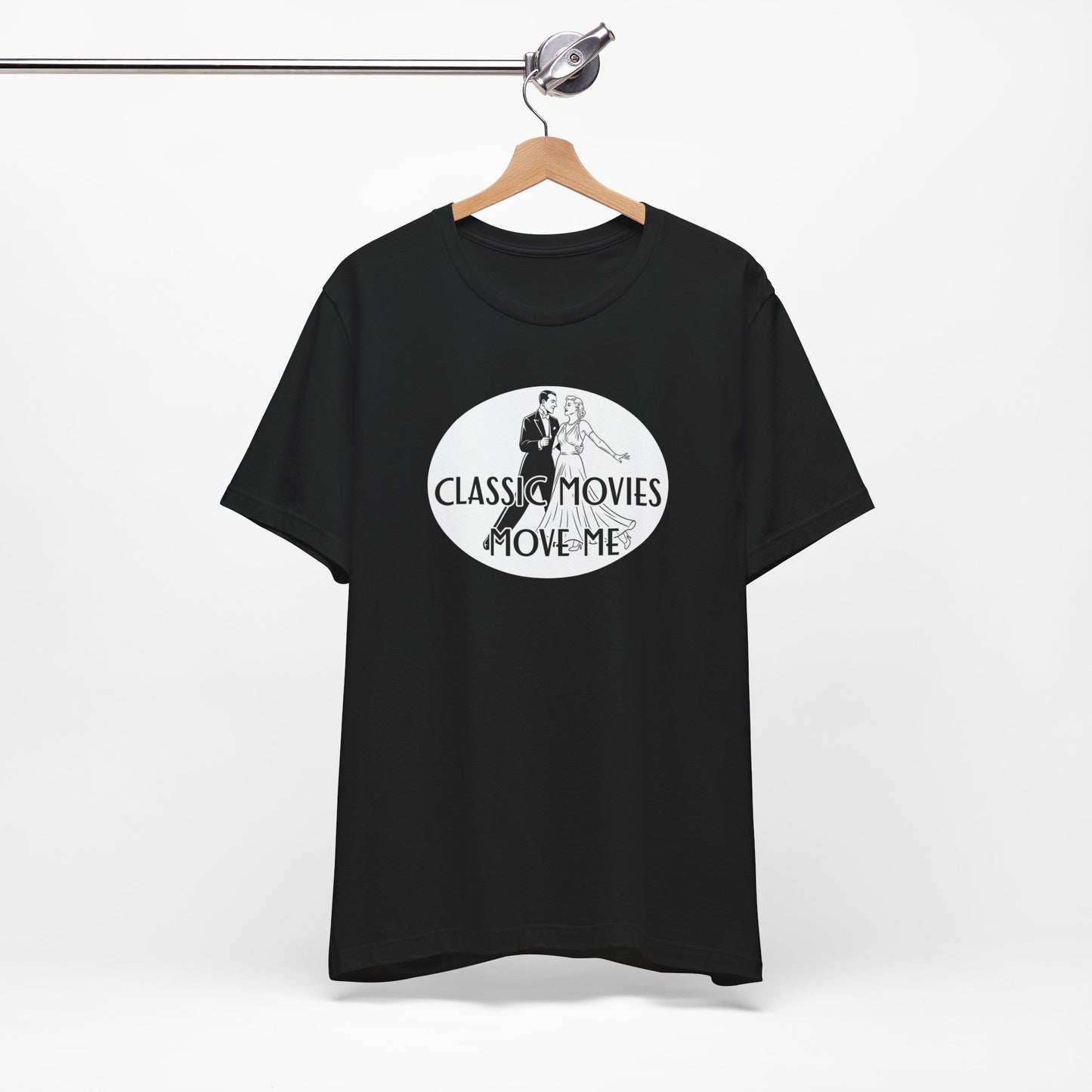 Classic Movies Move Me Unisex Tee - Retro Film Lover's Shirt, Movie Night Apparel, Gift for Film Buffs, Vintage Cinema Fan Tee