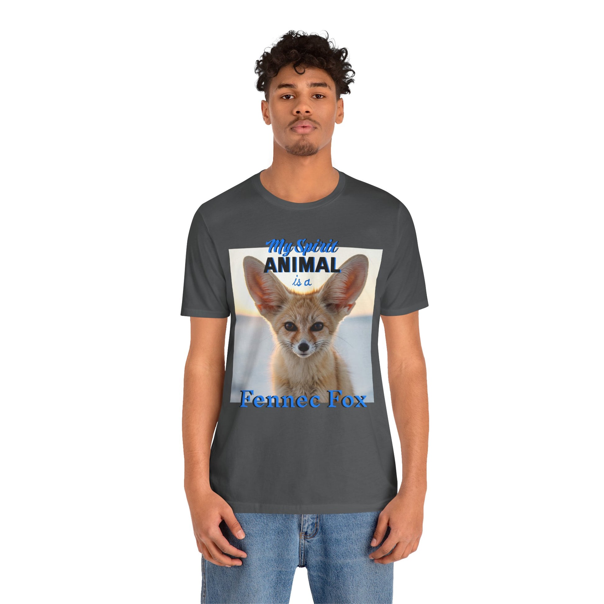 Fennec Fox Spirit Animal Tee - Unisex Short Sleeve Shirt - Fox Lovers - Schmartypants