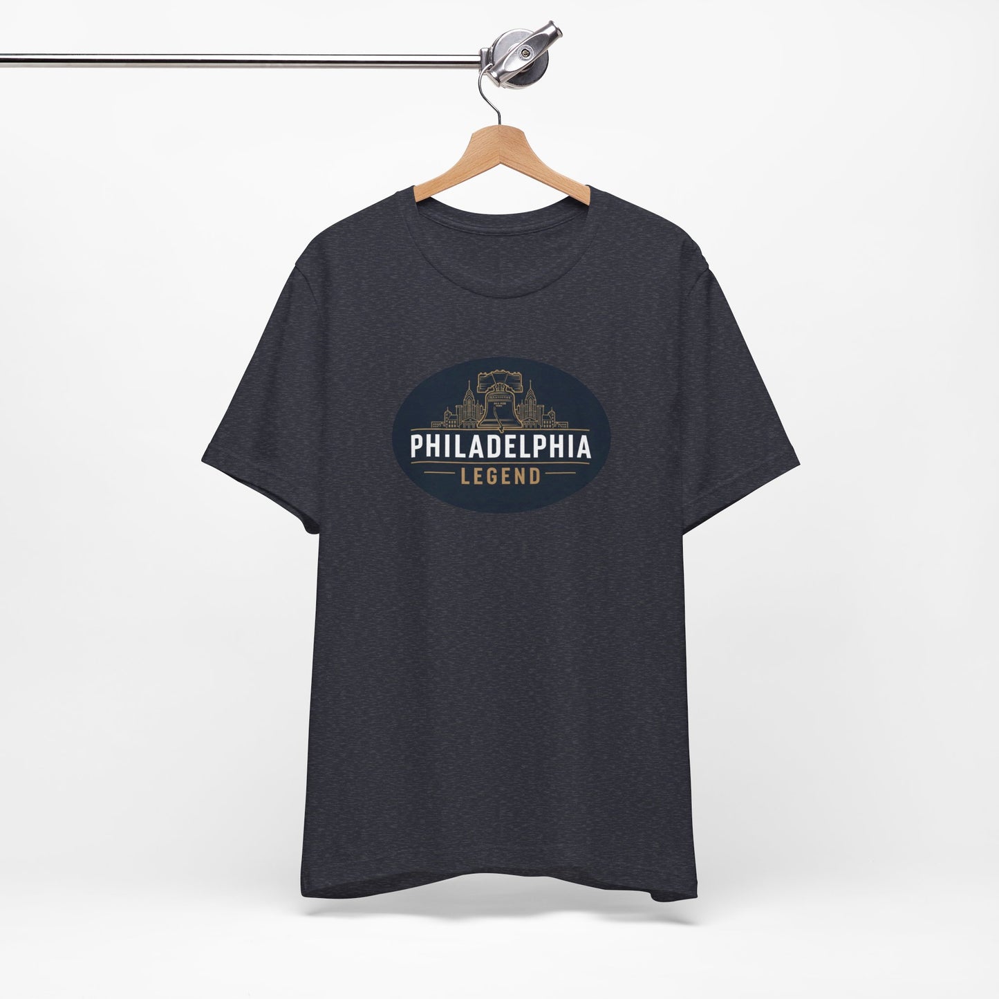 Philadelphia Legend Unisex Jersey Short Sleeve Tee | Casual Fashion, Gift for Sports Fans, Birthday Present, Summer Wear, Philly Souvenir Tee