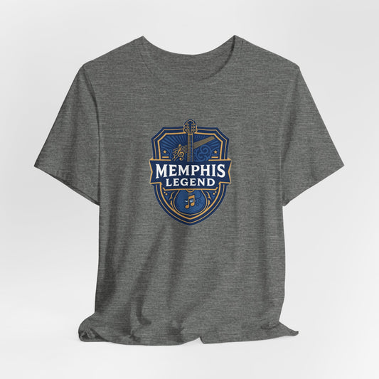 Memphis Legend Unisex Tee, Graphic Tee, Sports Fan Shirt, Casual Wear, Gift for Sports Lovers, Musicians, Memphis Souvenir T-Shirt