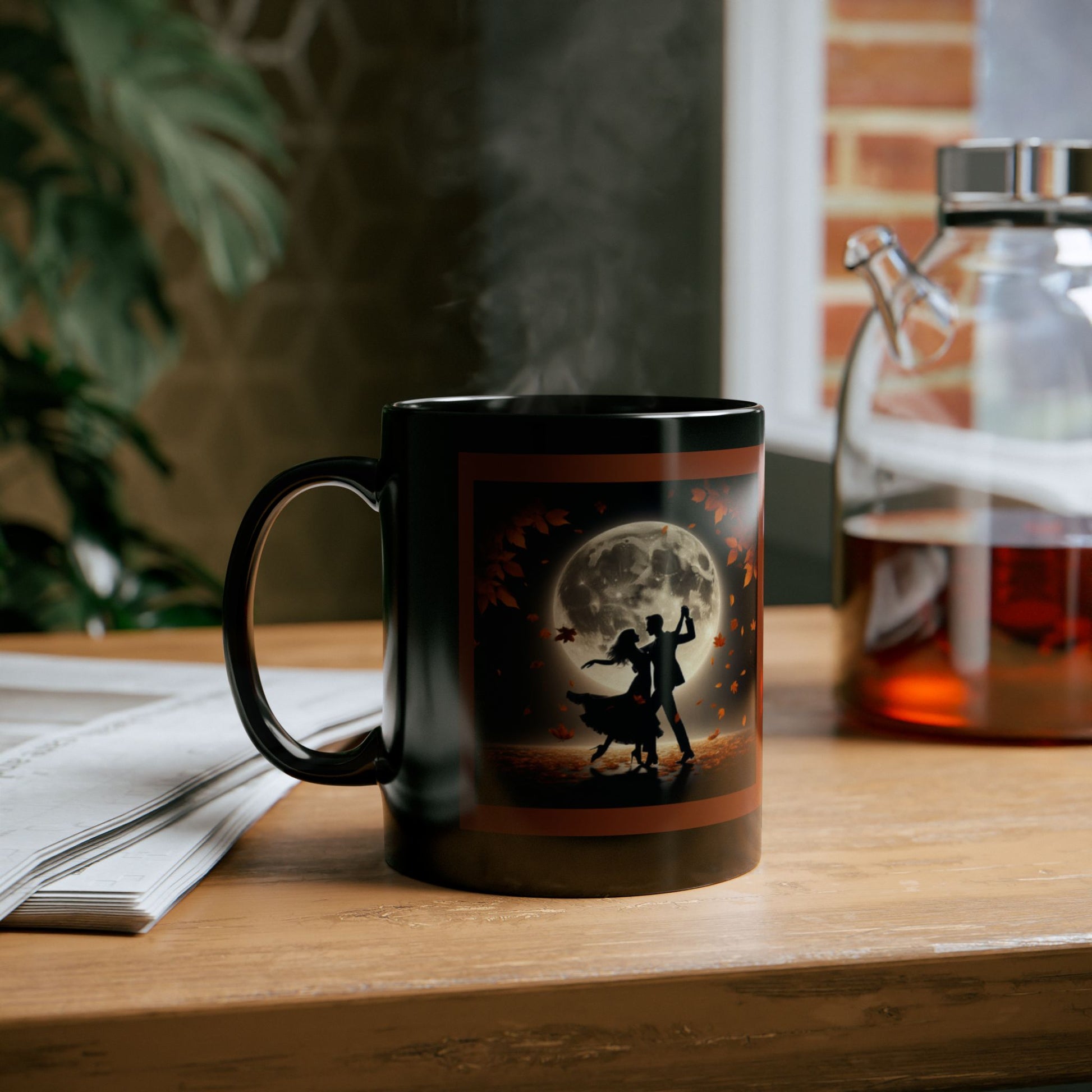 Moondance Marvelous Night Mug - Black 11oz & 15oz Coffee Cup - Schmartypants