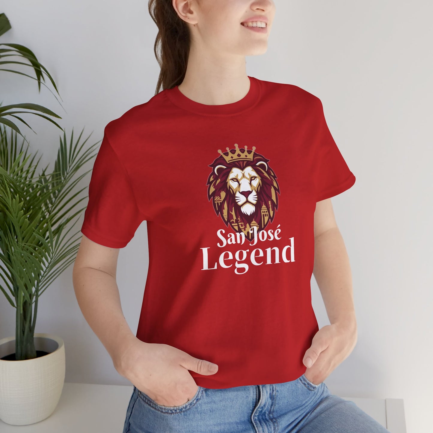 San José Legend Tee - Unisex Jersey Short Sleeve T-Shirt, San José Souvenir Tee, Birthday Apparel, Sports Fan Shirt, Casual Wear