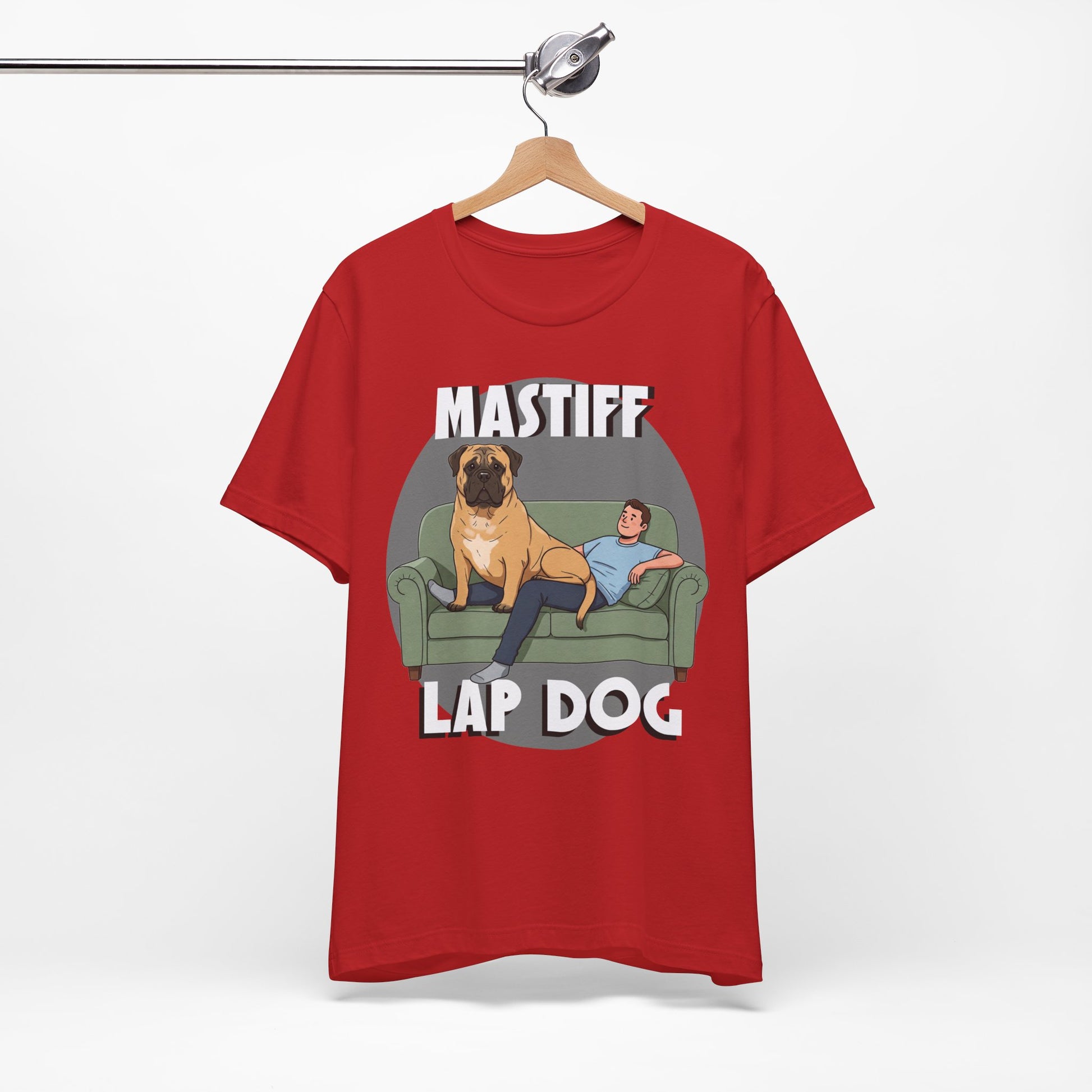 Mastiff Lap Dog Tee | Funny Dog Lover Shirt, Pet Owner Gift, Casual Wear, Birthday Present, Animal Lover Apparel - Schmartypants