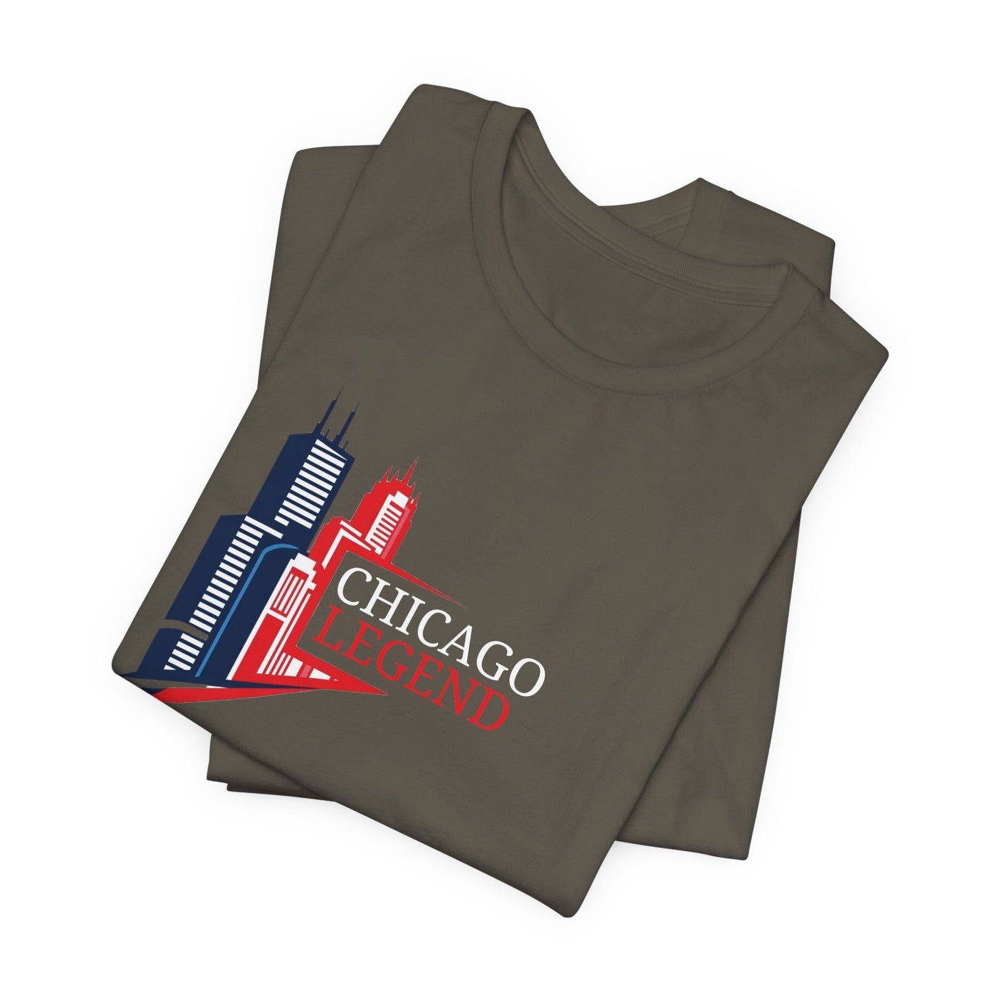 Classic Chicago Legend Graphic Unisex T-Shirt, Chicago Gift, City Pride Apparel, Urban Style Shirt, Travel Souvenir Tee